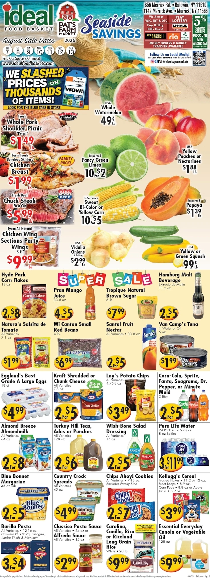 America's Food Basket flyer page 1