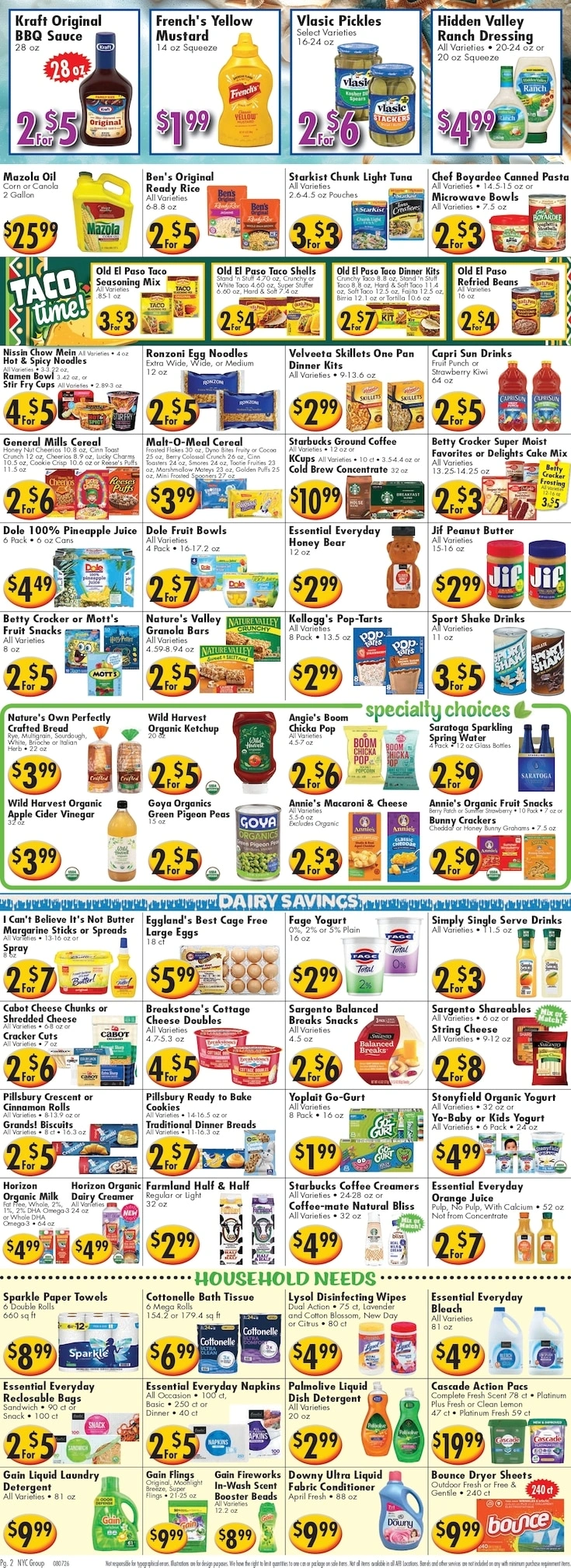 America's Food Basket flyer page 2