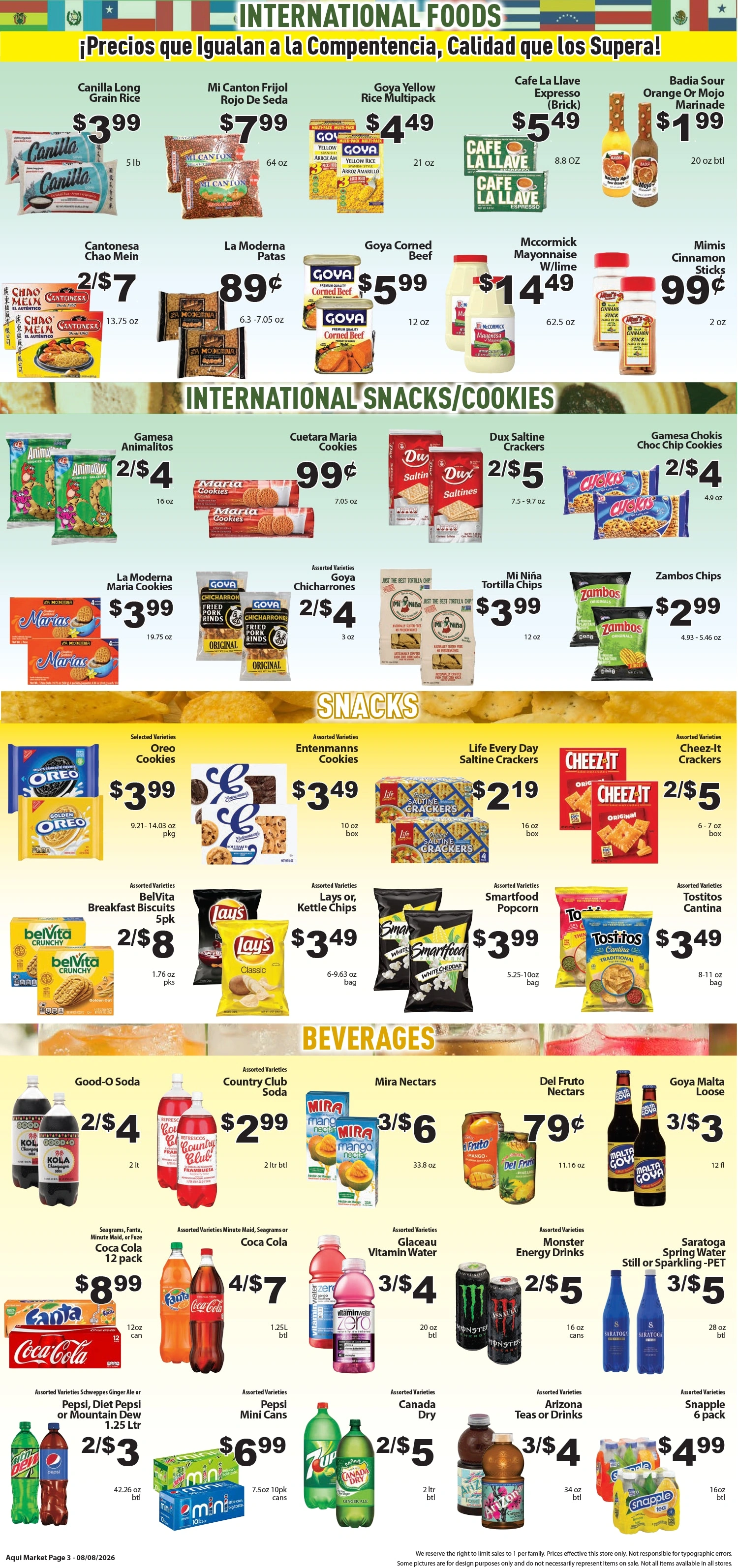 Aqui Market flyer page 3