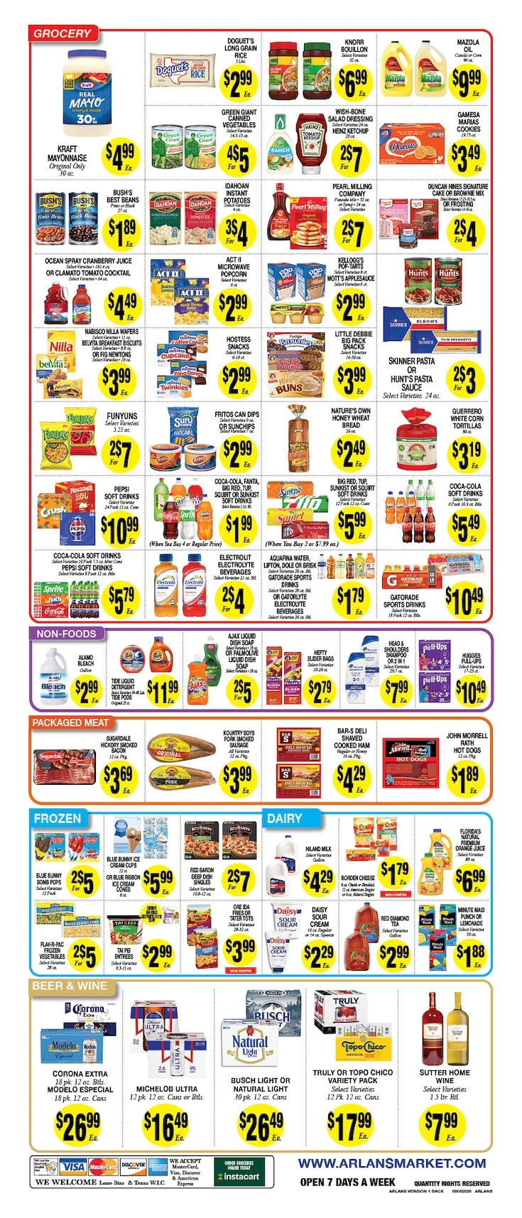 Arlan's Market flyer page 2