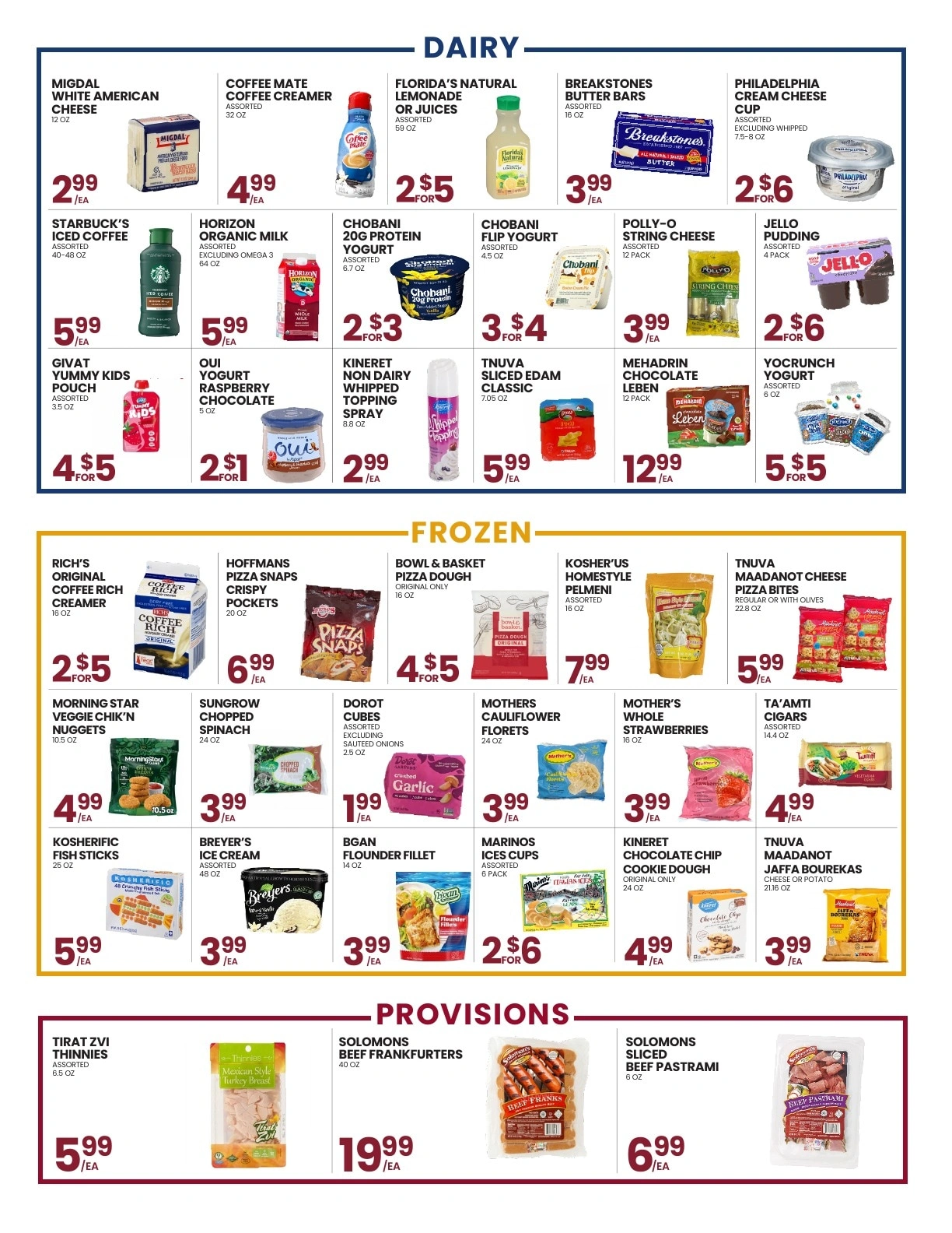 Aron's Kissena Farms flyer page 2