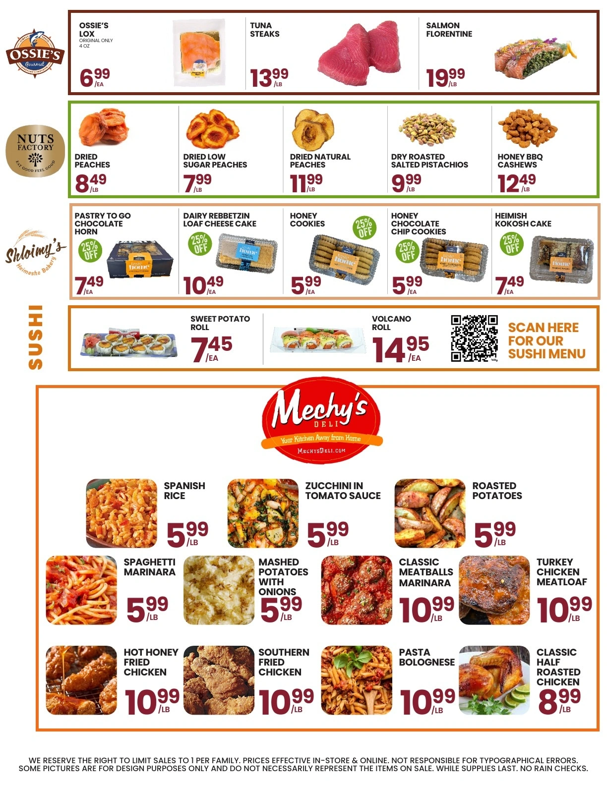 Aron's Kissena Farms flyer page 4