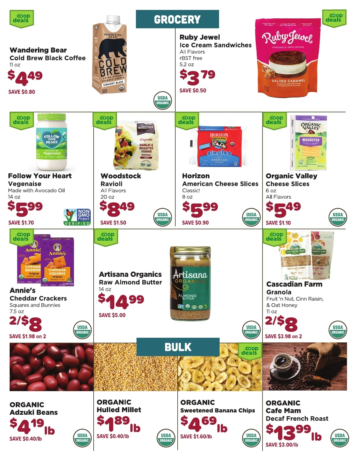 Ashland Food Co-op flyer page 2