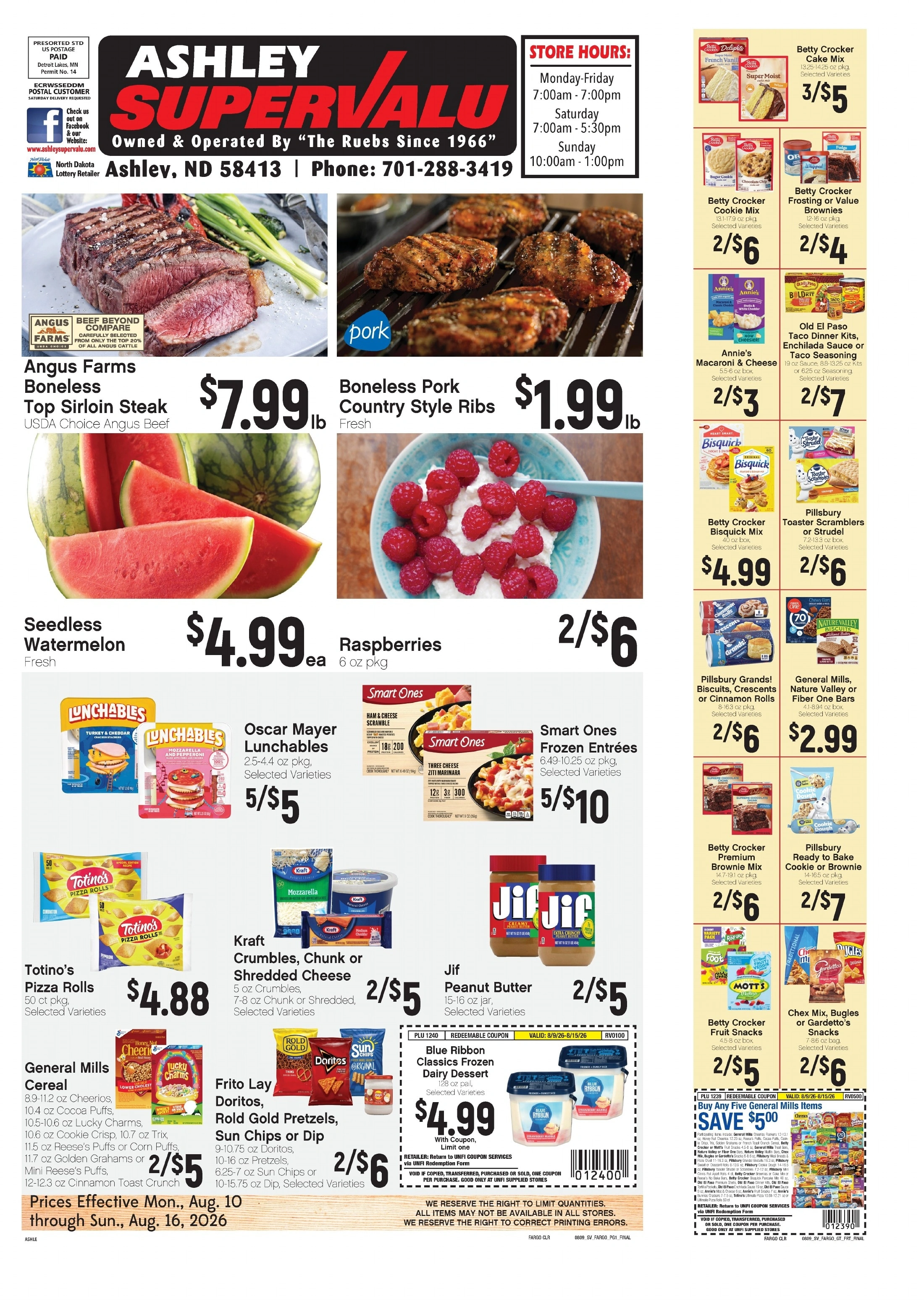 Ashley Supervalu flyer page 1
