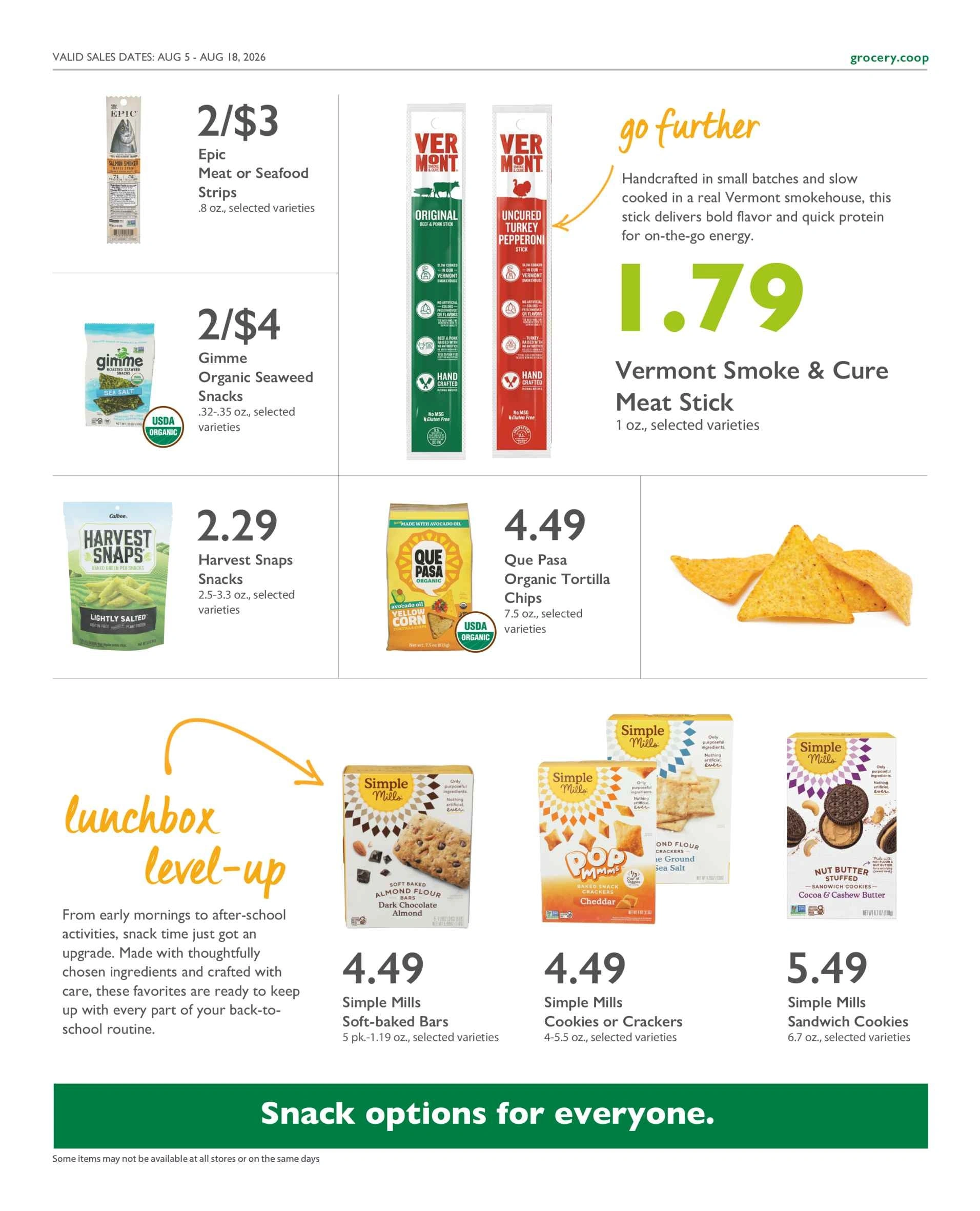 Astoria Co-op flyer page 10