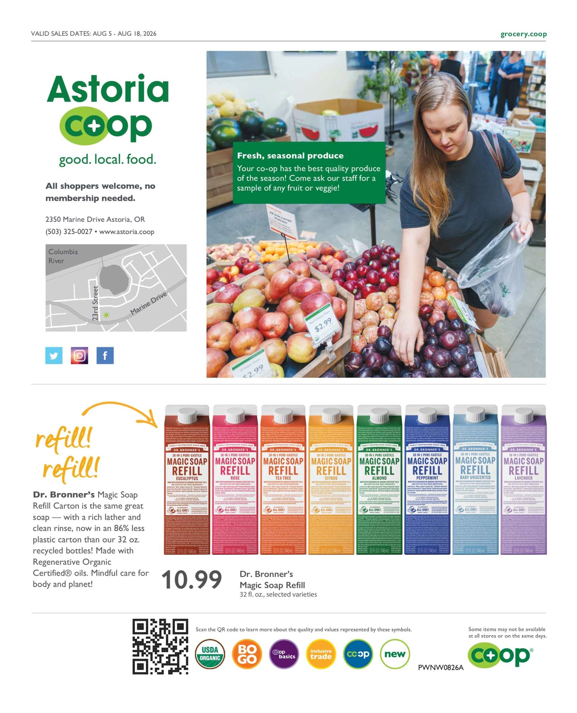 Astoria Co-op flyer page 16