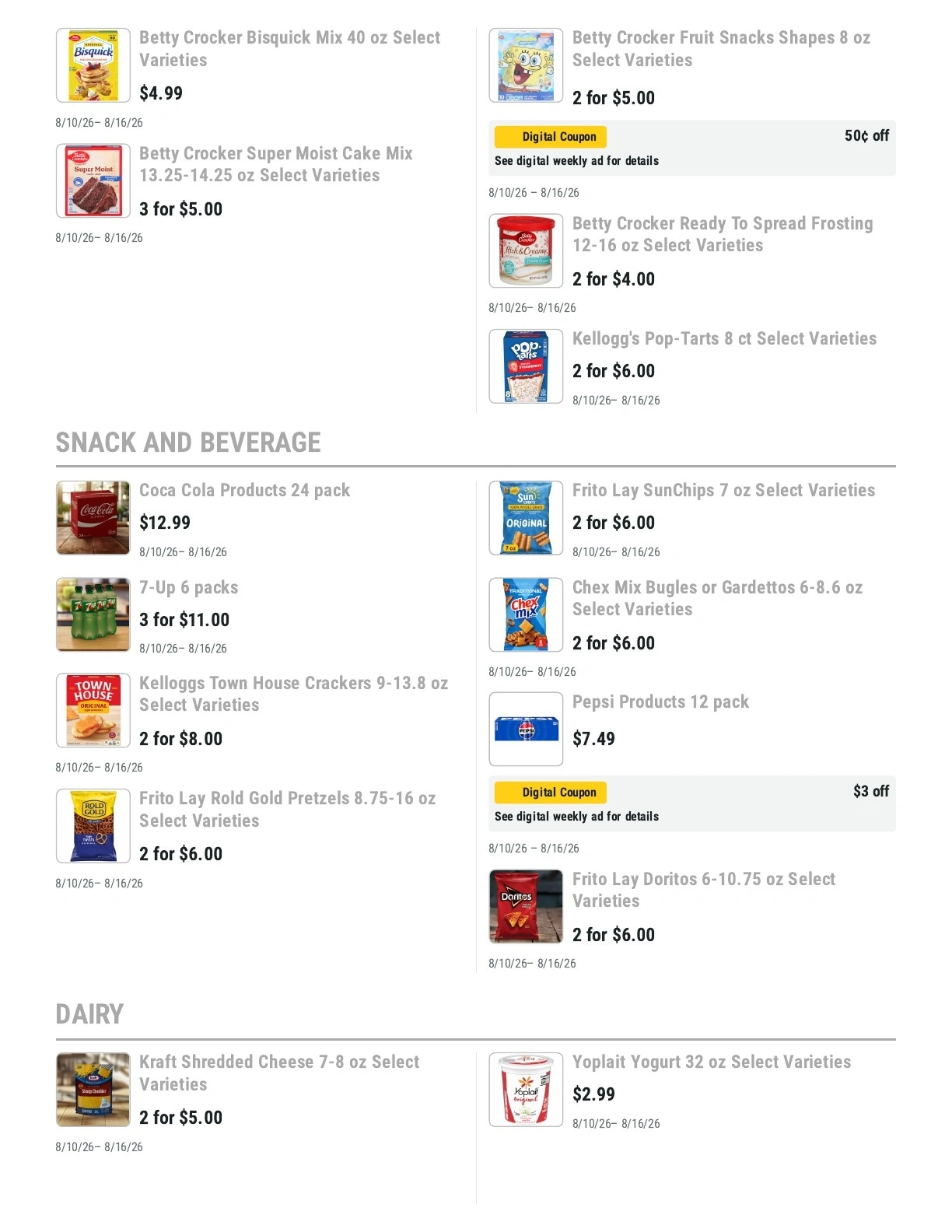 Barnesville Grocery flyer page 3
