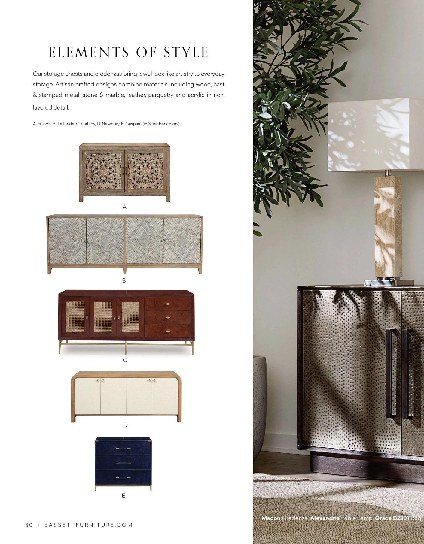 Bassett Furniture flyer page 30
