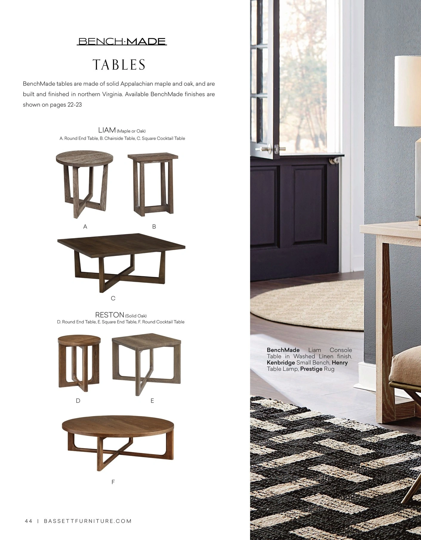 Bassett Furniture flyer page 44
