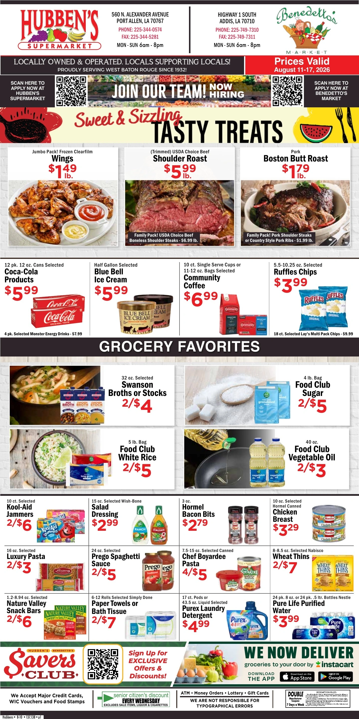 Benedetto's Market flyer page 1