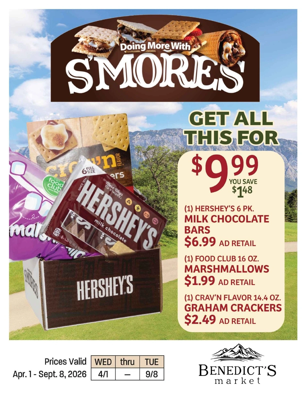 Benedict's Market flyer page 1