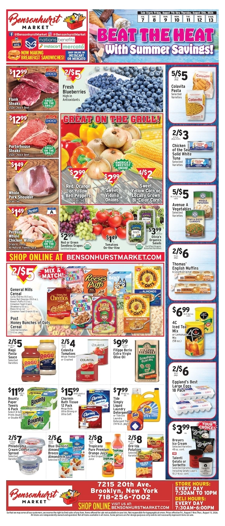 Bensonhurst Market flyer page 1