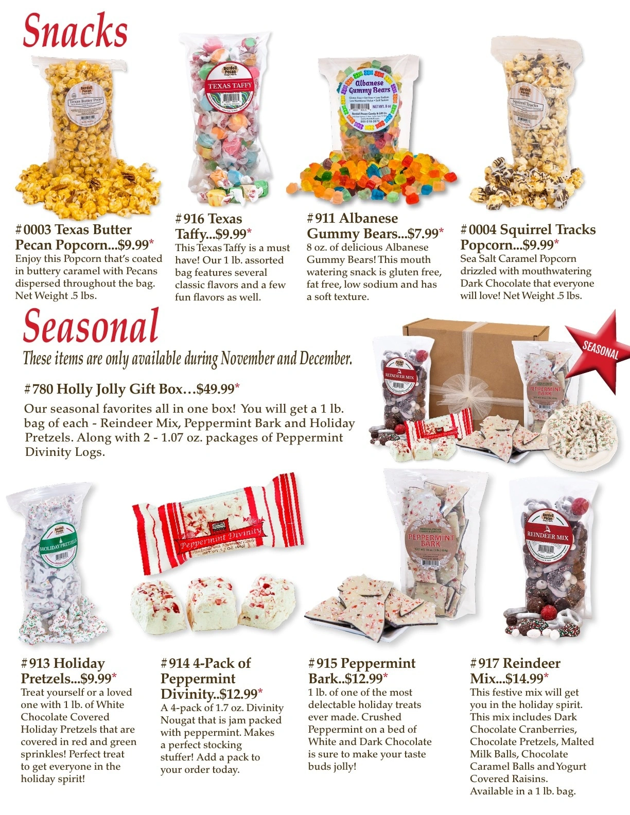 Berdoll Pecan Farm flyer page 13