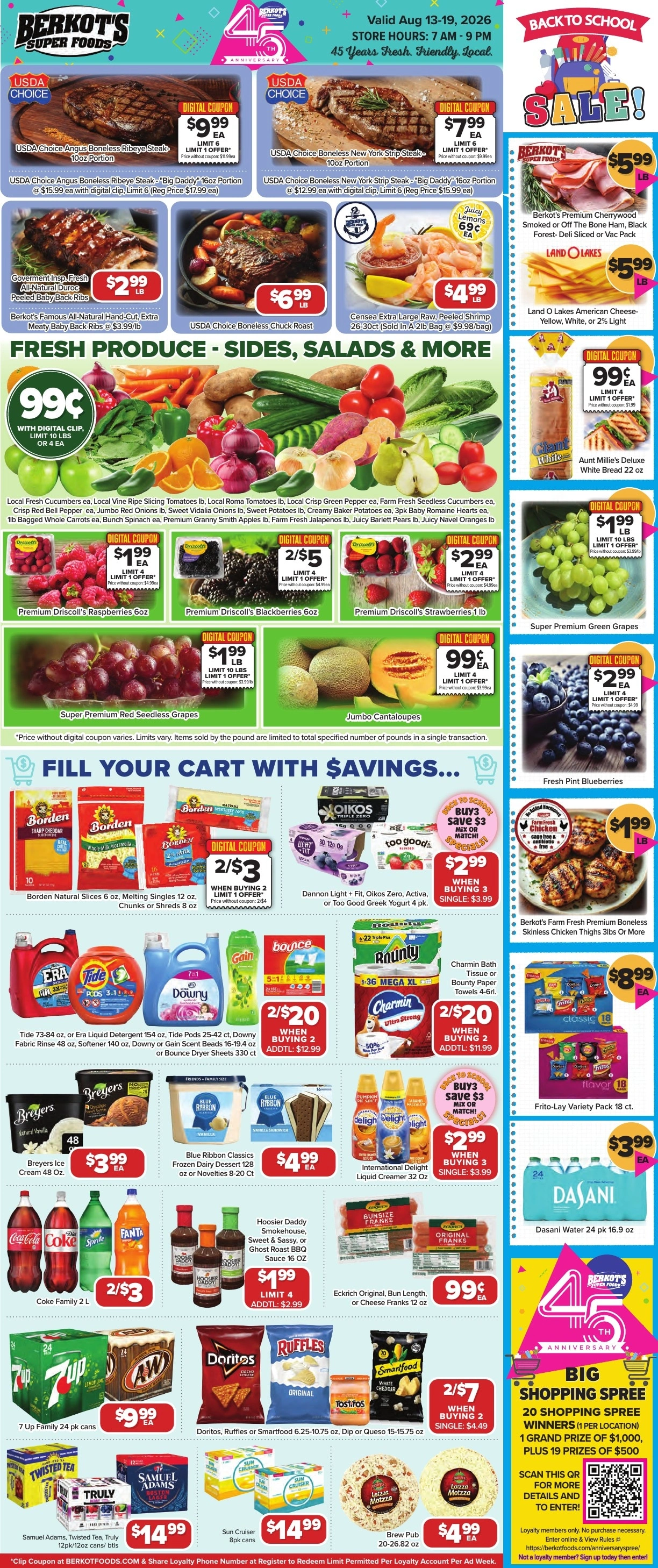Berkot's Super Foods flyer page 1