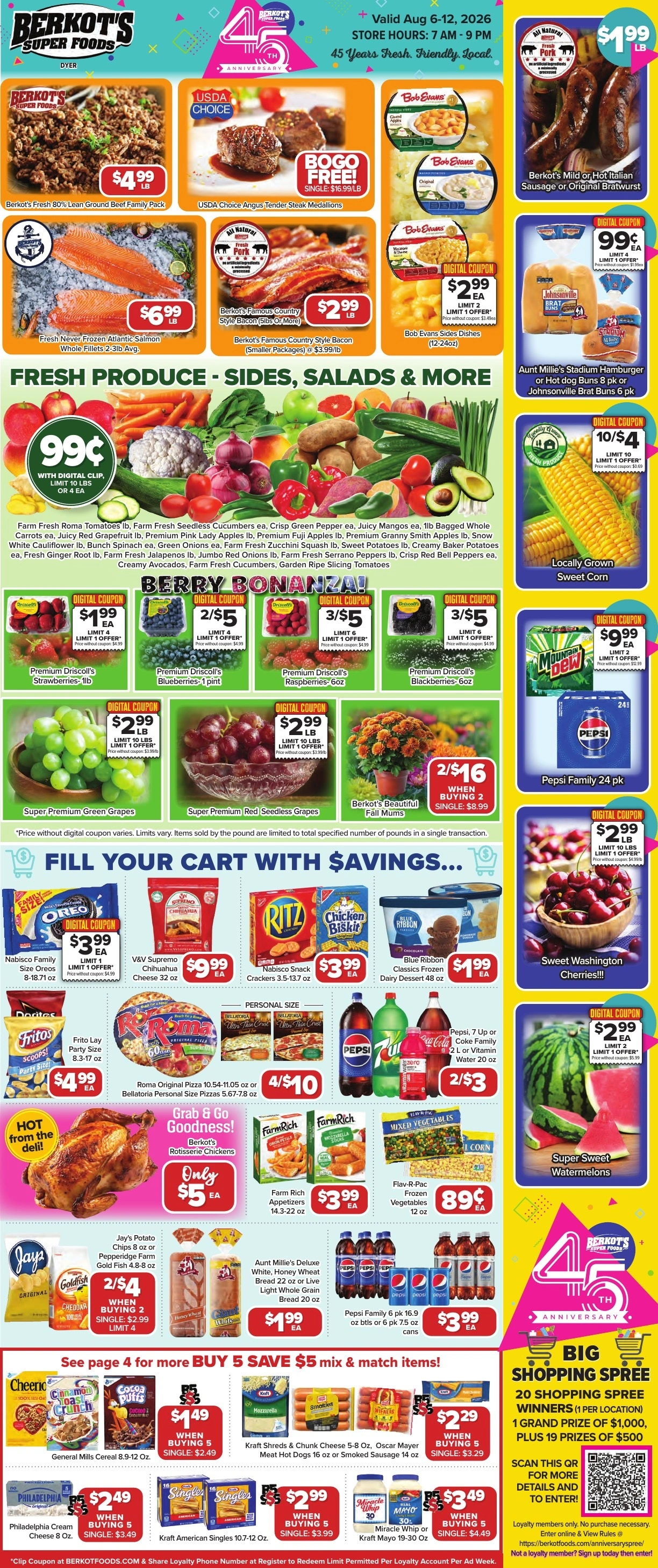Berkot's Super Foods flyer page 1