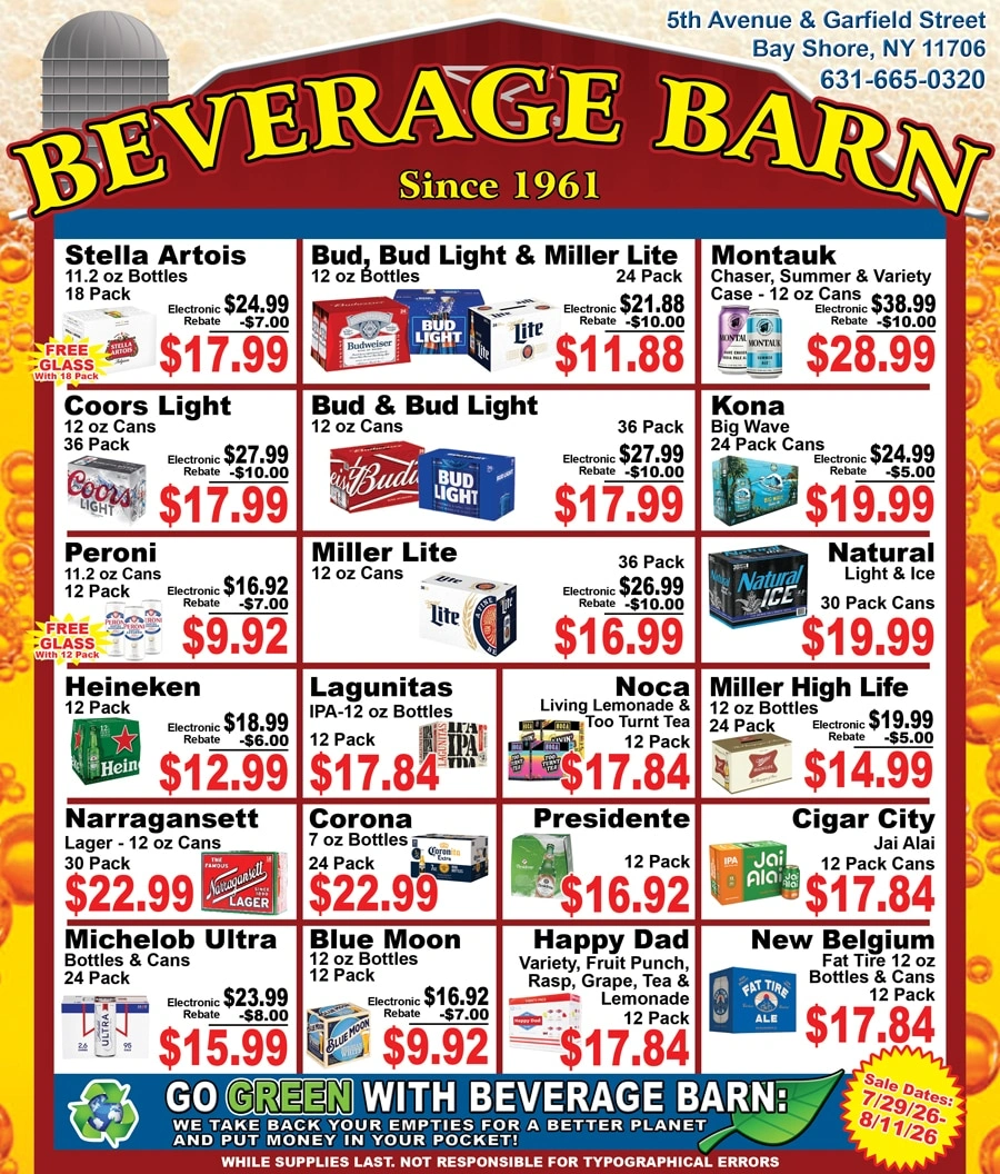 Beverage Barn flyer page 1