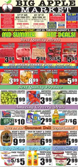 Big Apple Meat Market Weekly Ad
