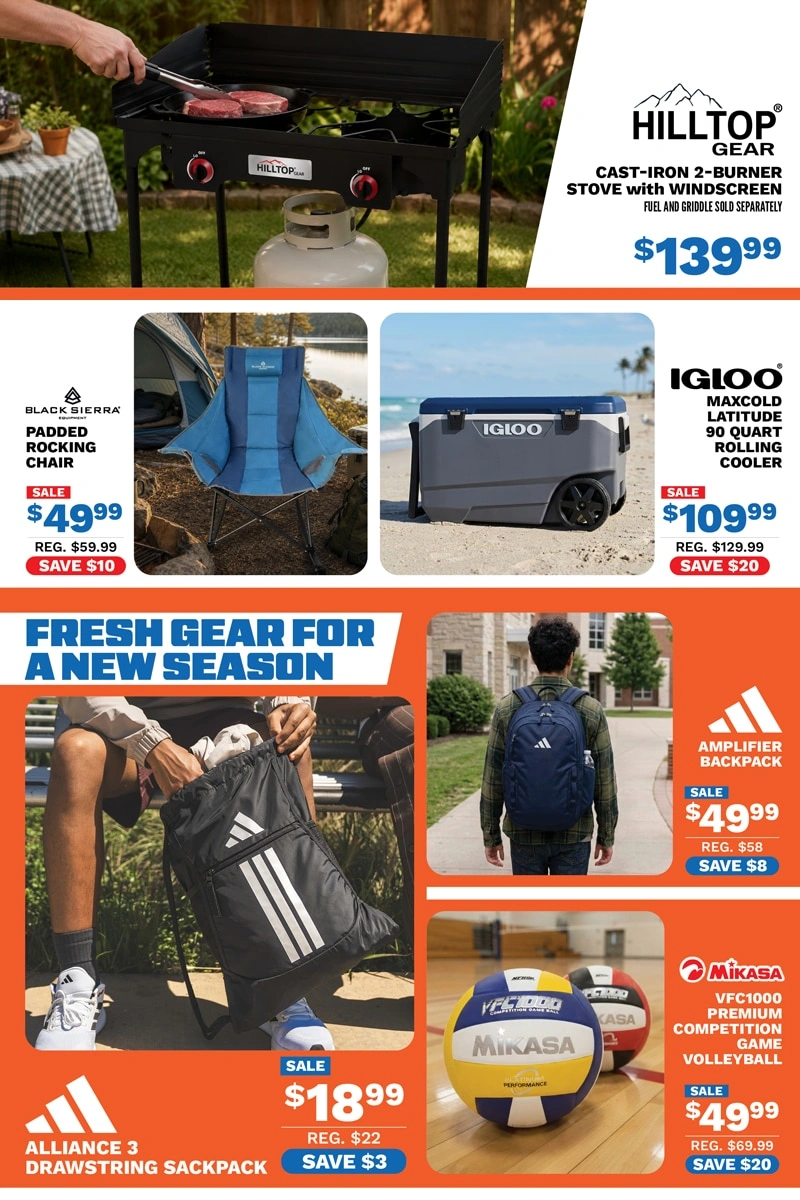 Big 5 Sporting Goods flyer page 4