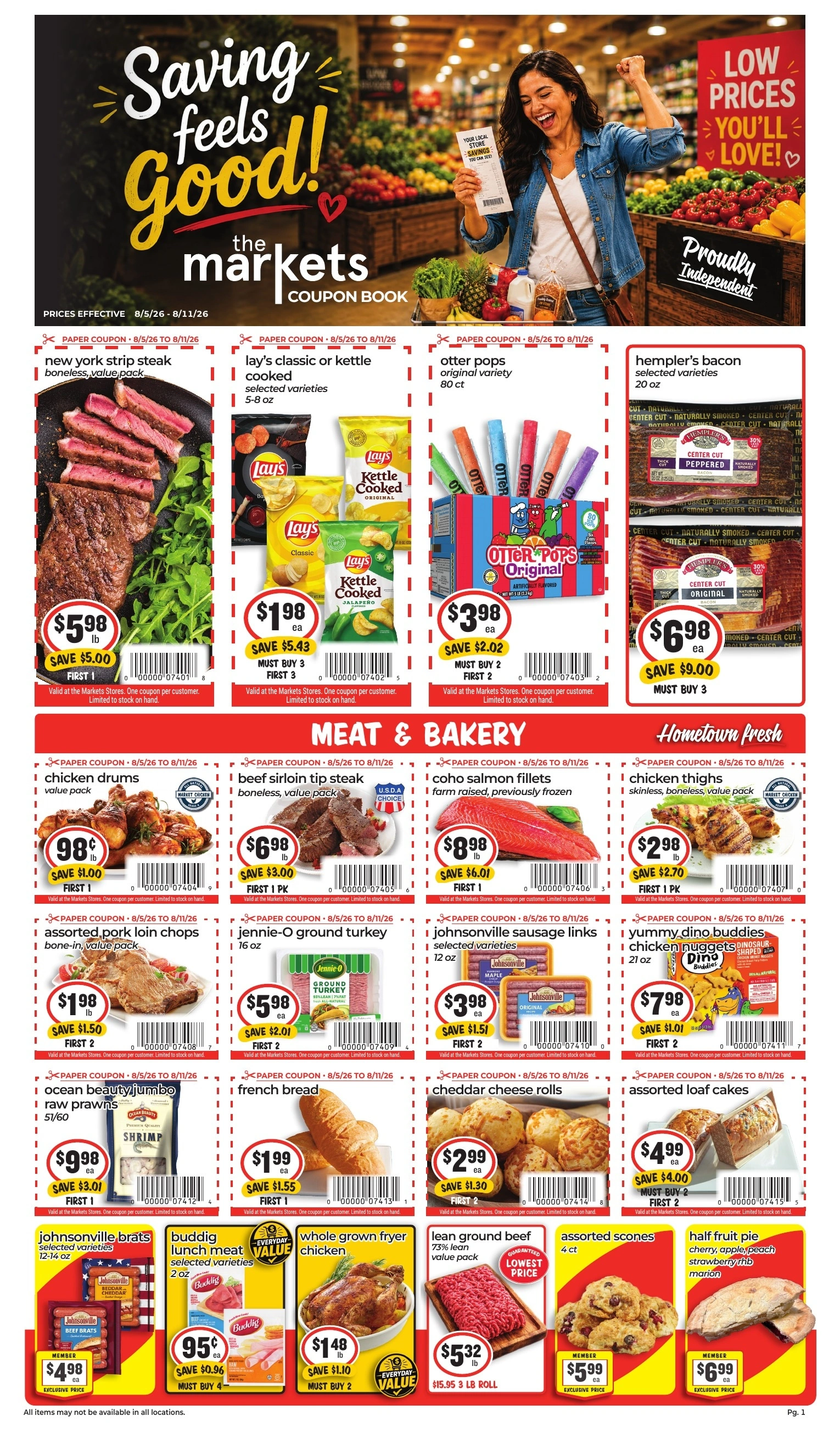 Blaine Market IGA flyer page 1