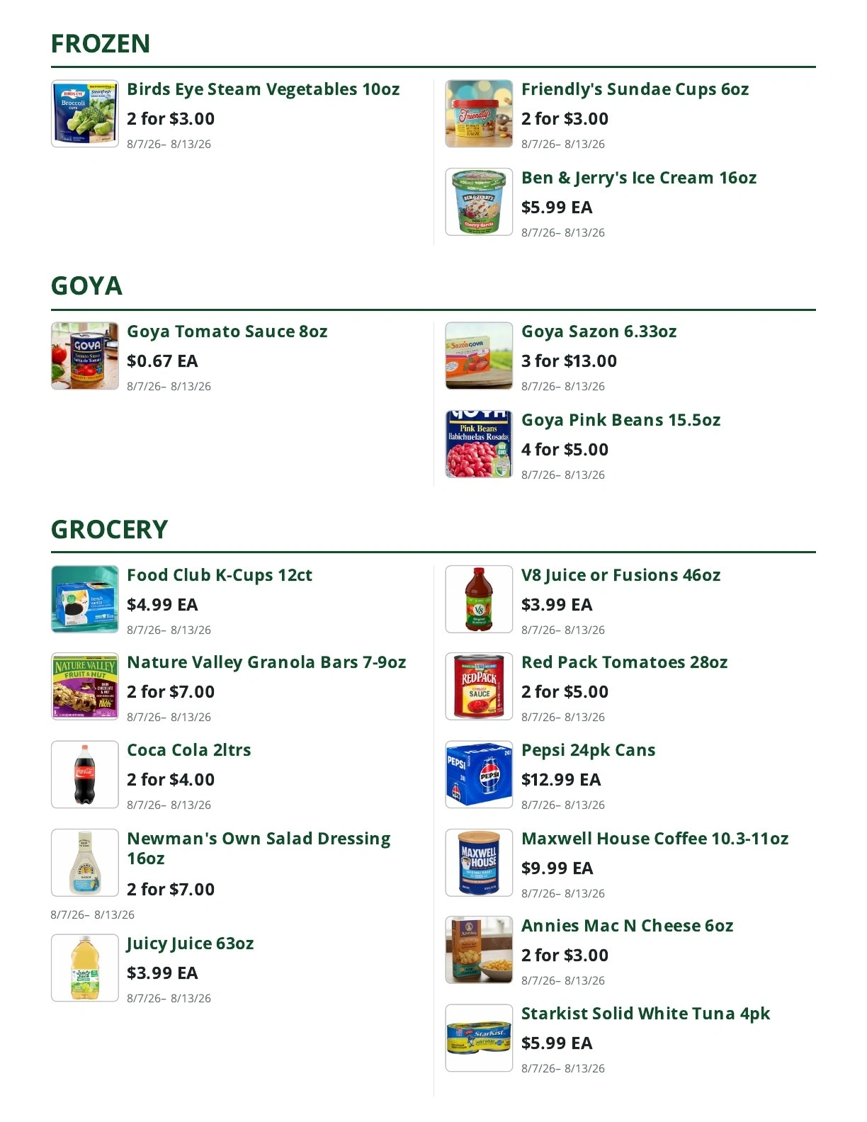 Bob's Butcher & Basket flyer page 6