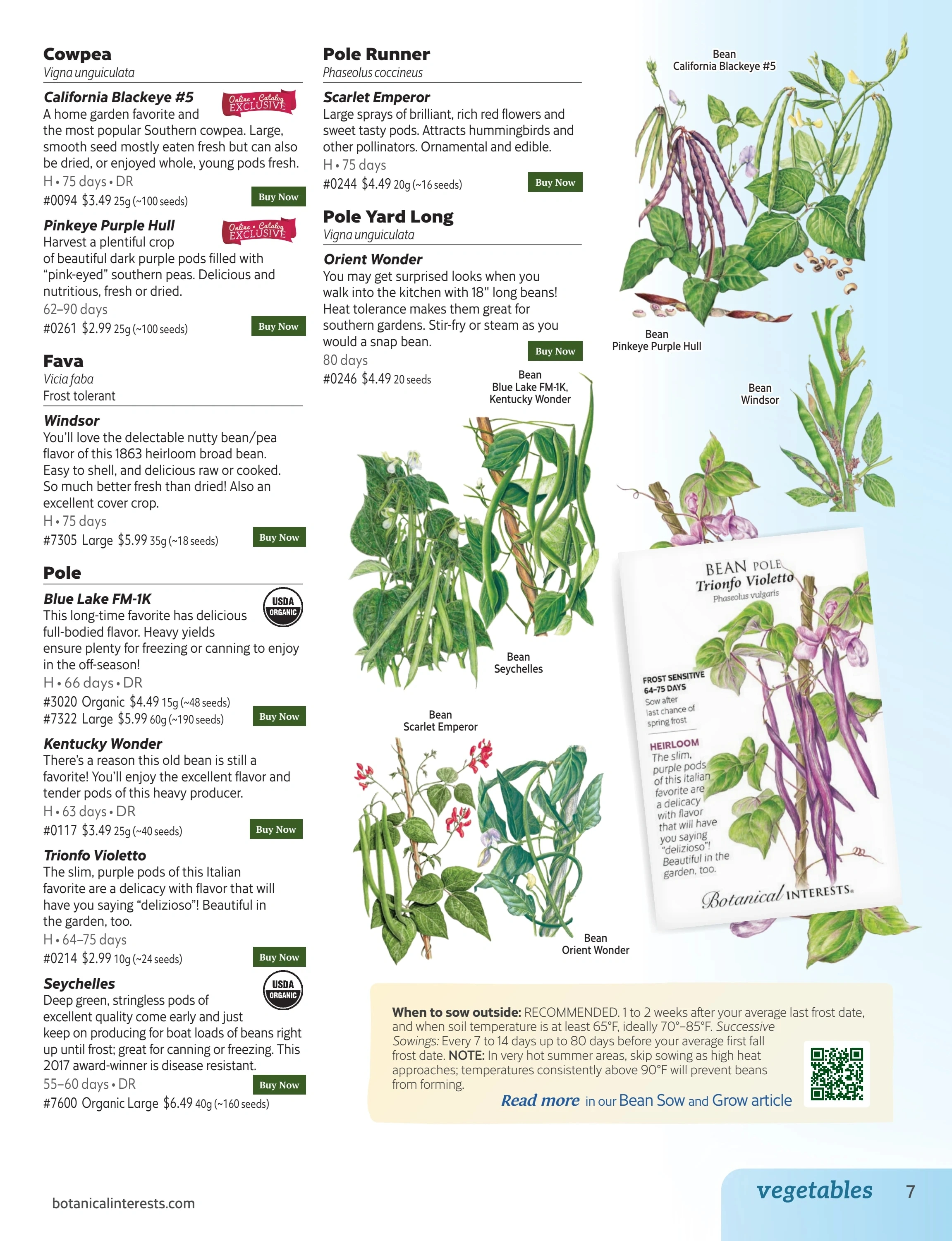 Botanical Interests flyer page 7