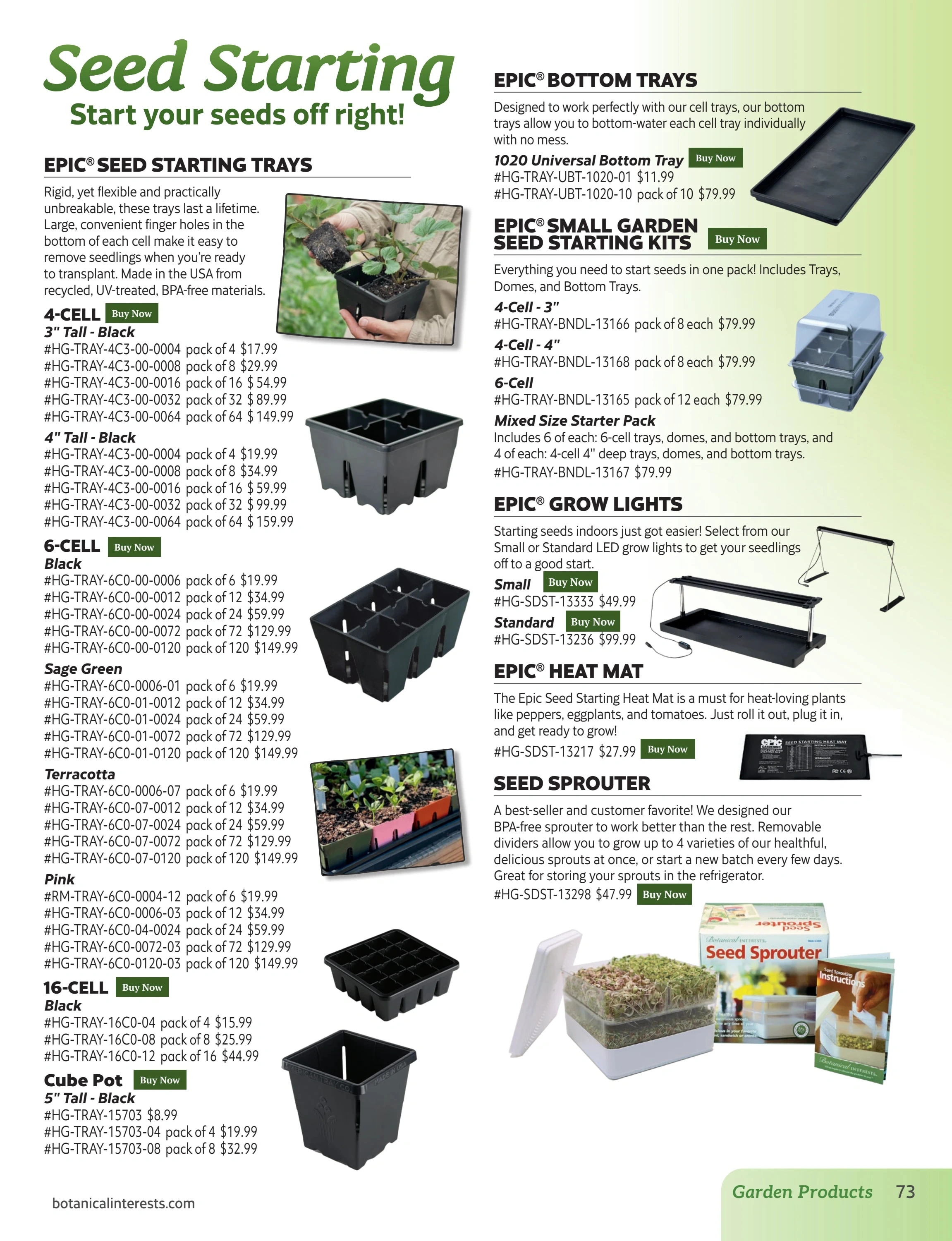 Botanical Interests flyer page 73