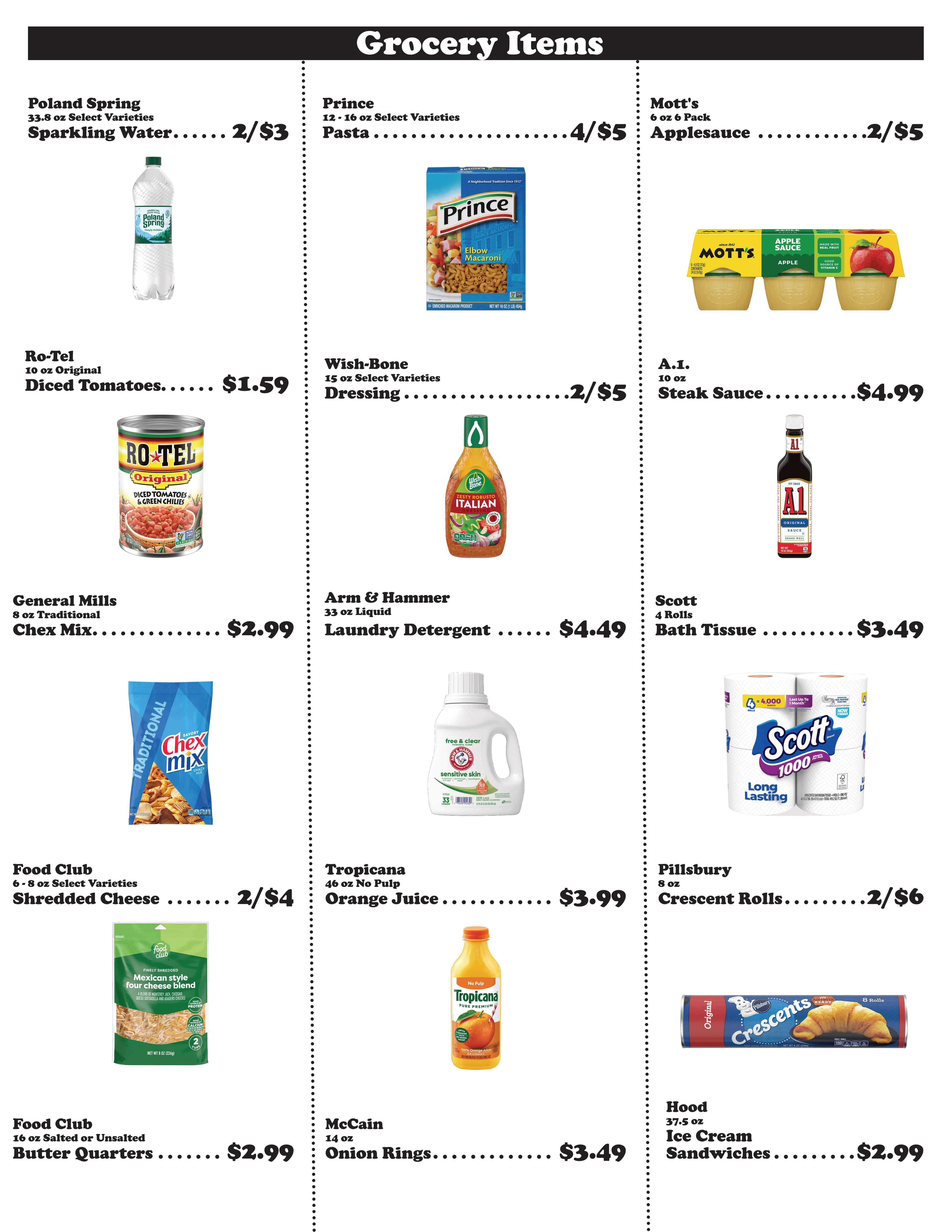 Bourque's Park and Shop flyer page 2