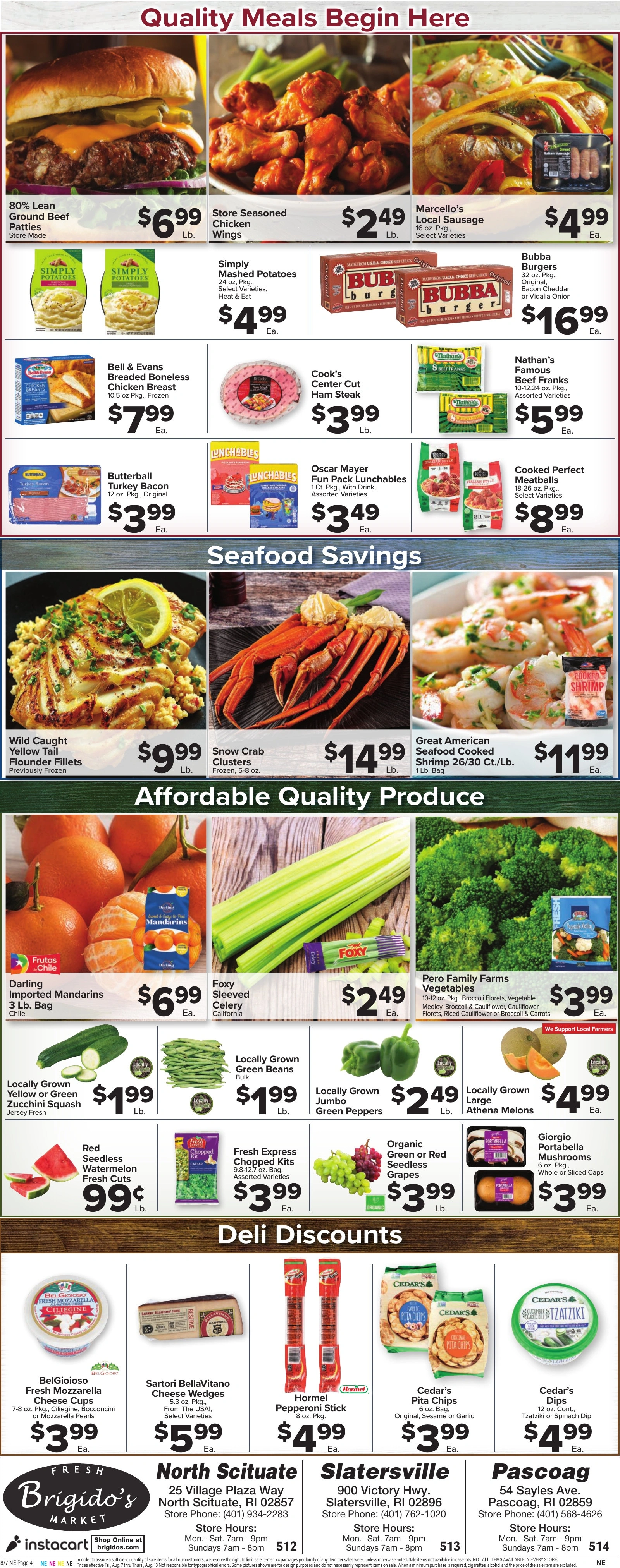Brigido's Fresh Market flyer page 4