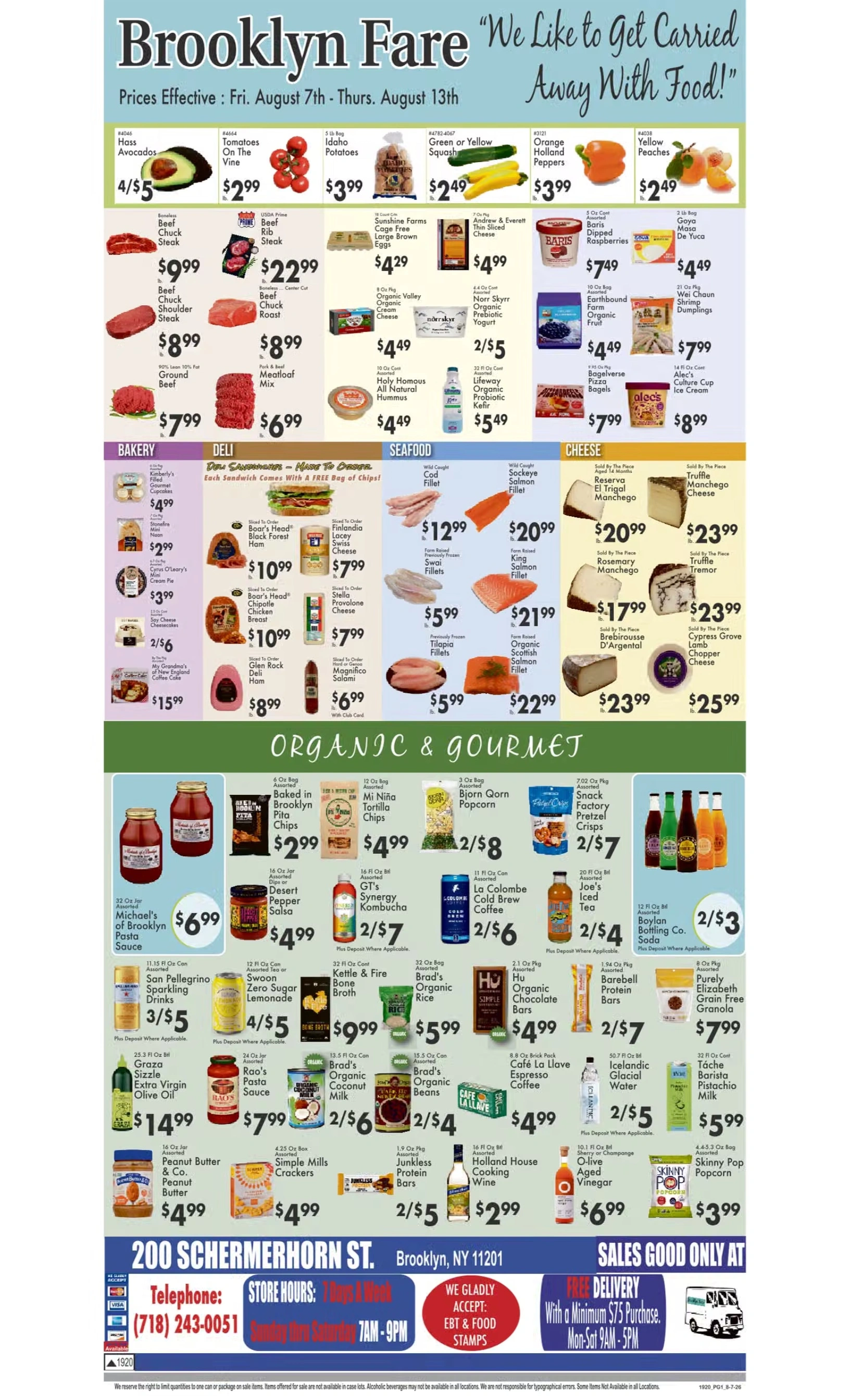 Brooklyn Fare flyer page 1