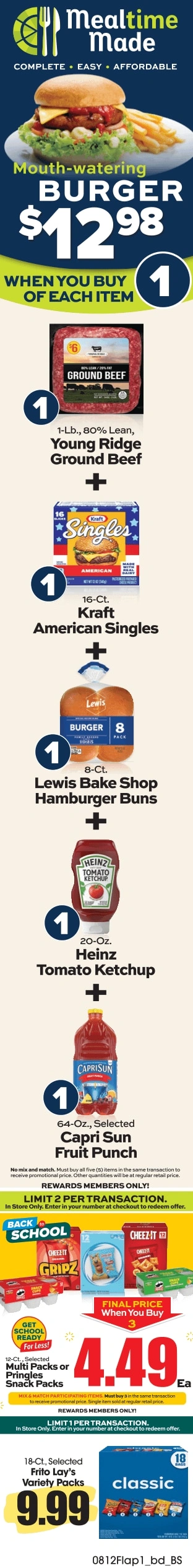 B&T's Food Fresh Market flyer page 1