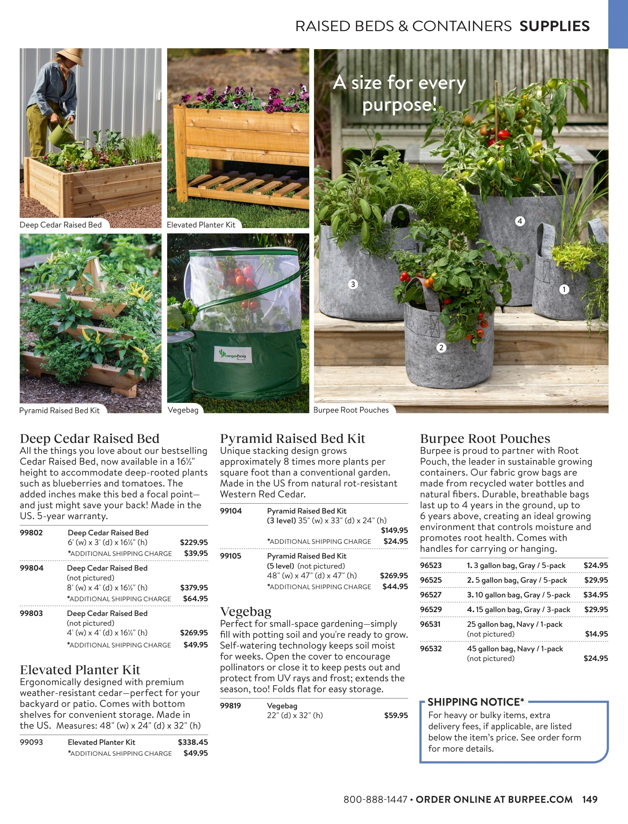 Burpee flyer page 149