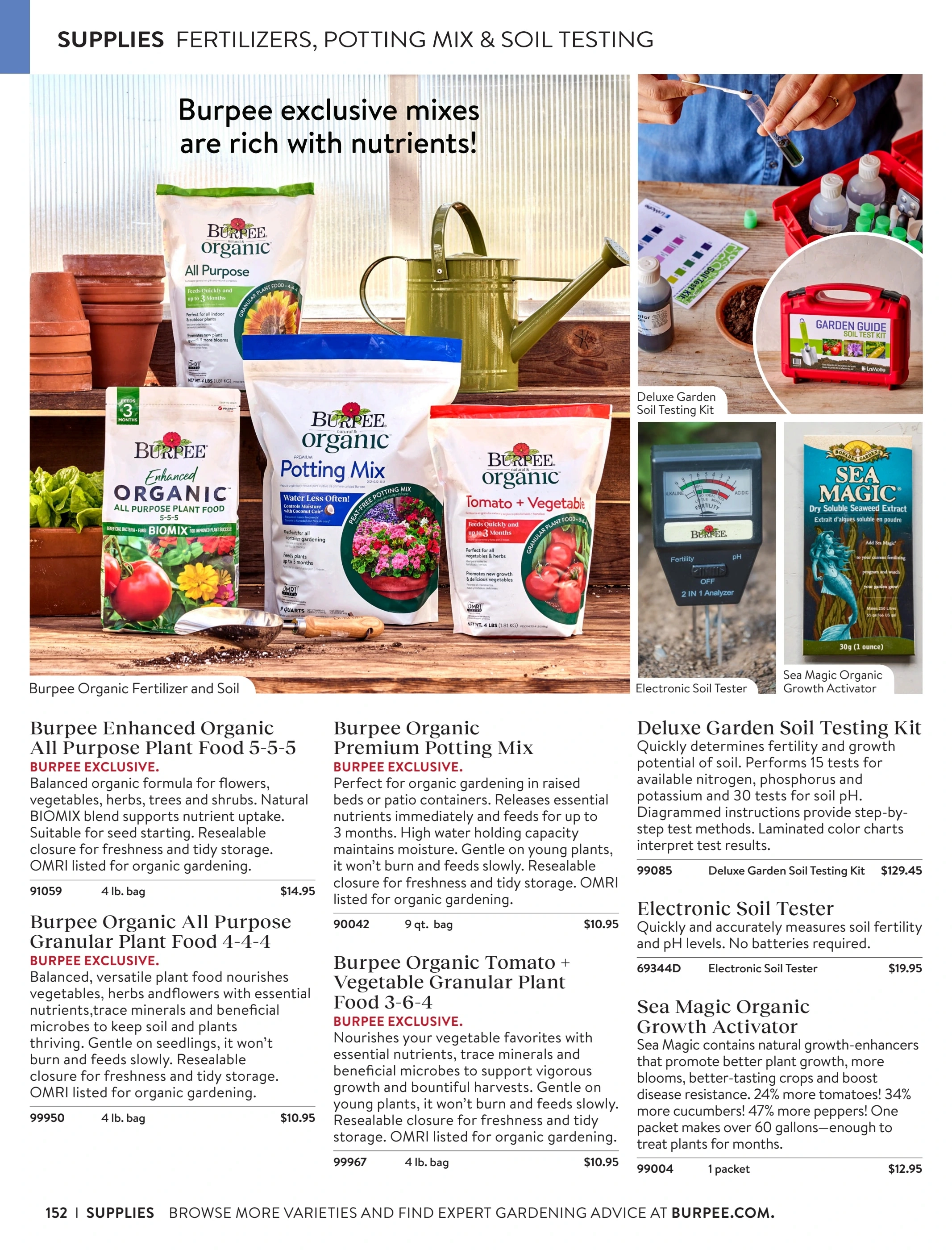Burpee flyer page 152