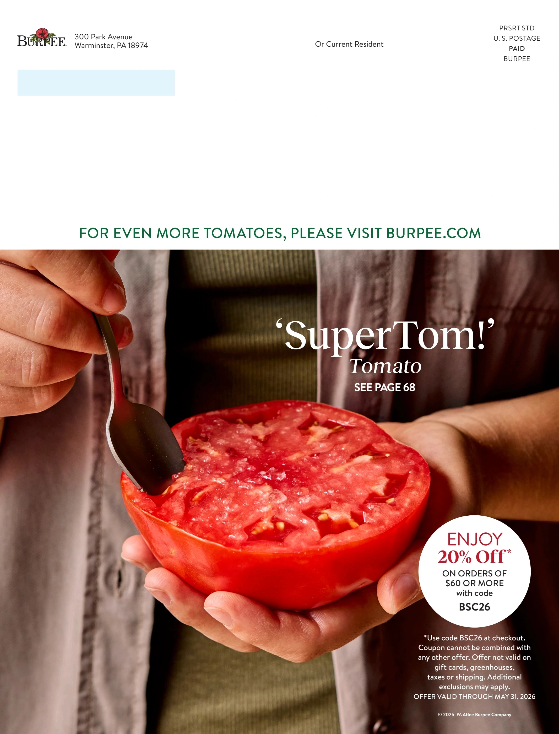 Burpee flyer page 156