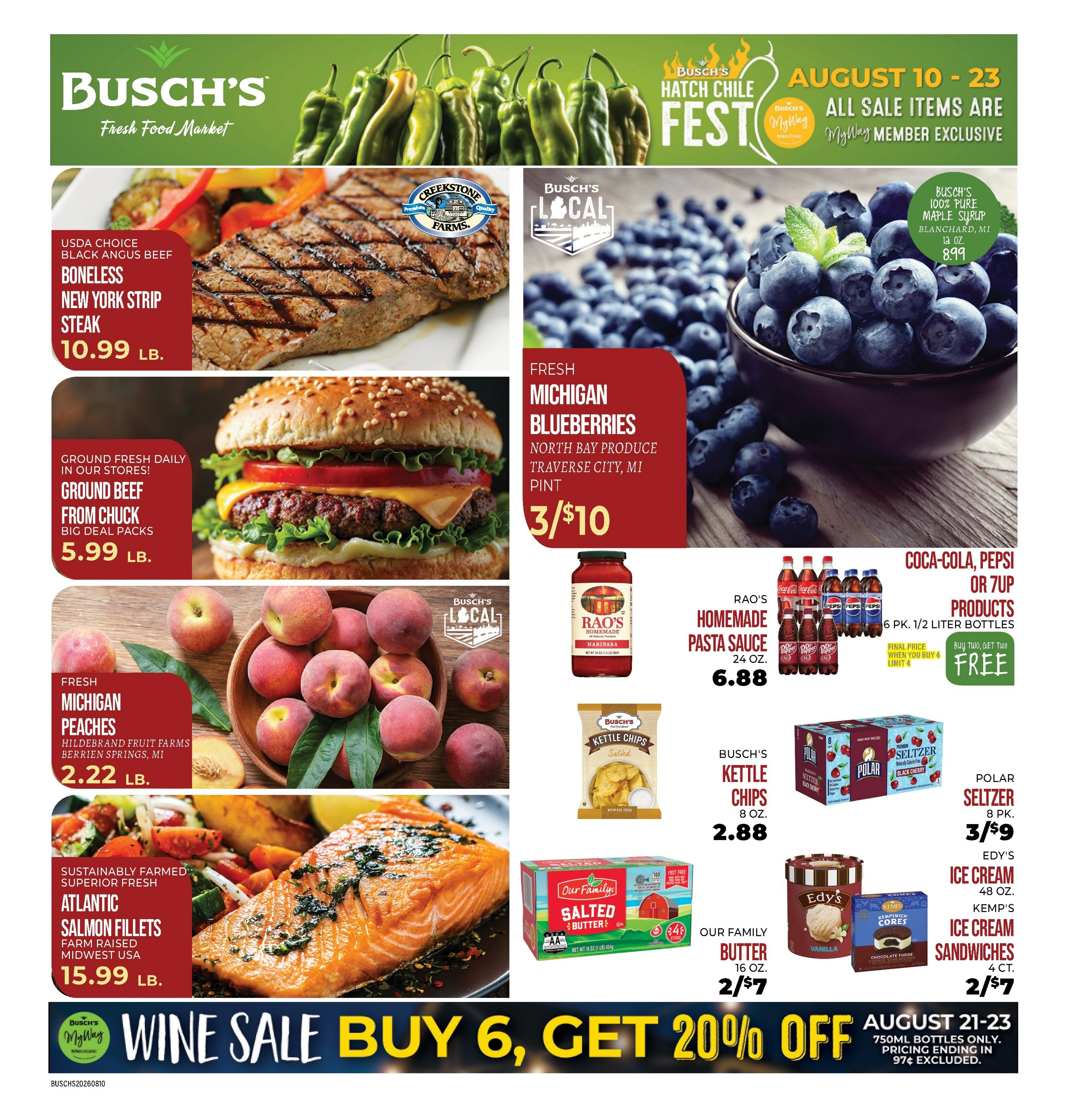 Busch's Fresh Food Market flyer page 1