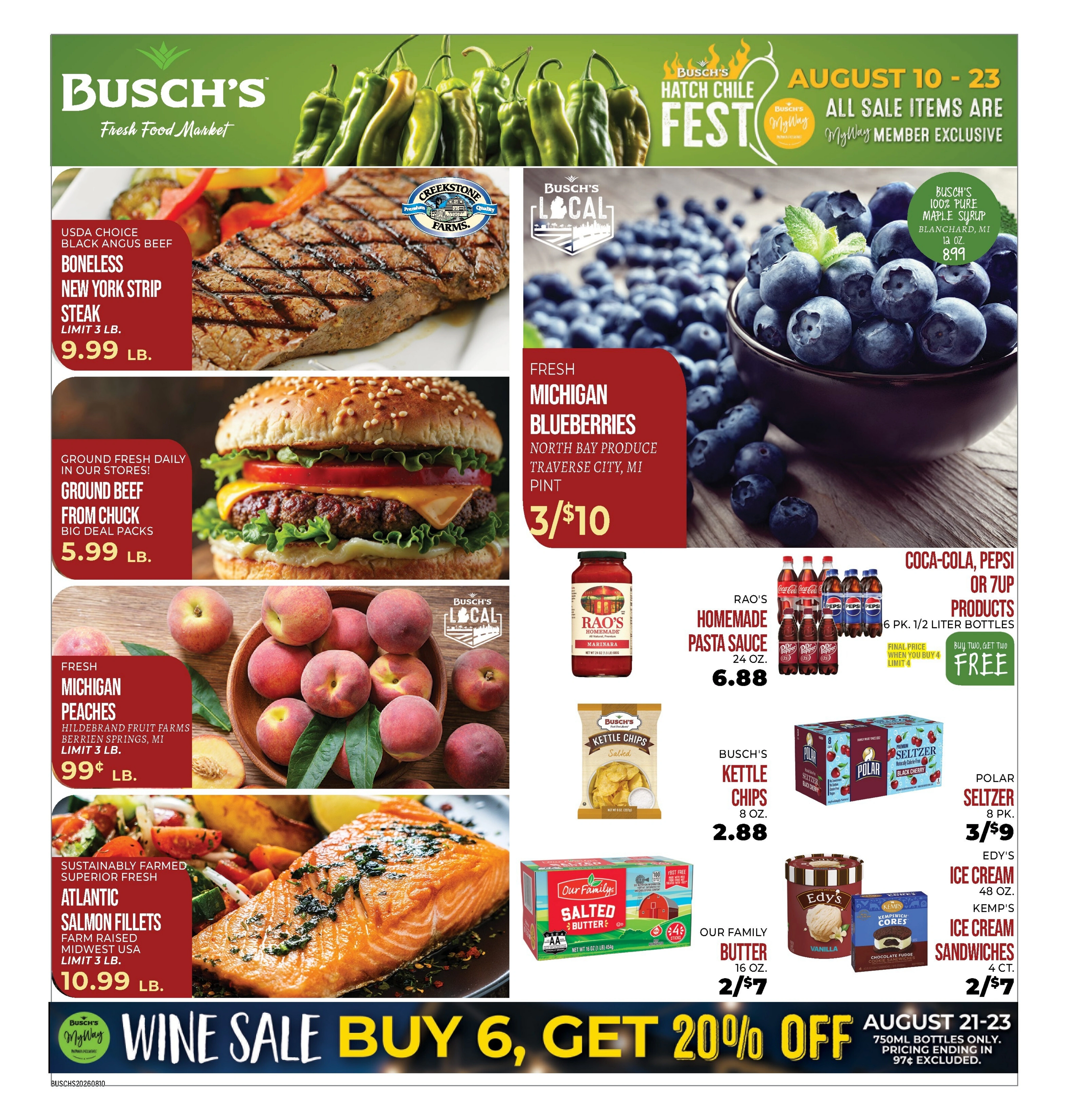 Busch's Fresh Food Market flyer page 1