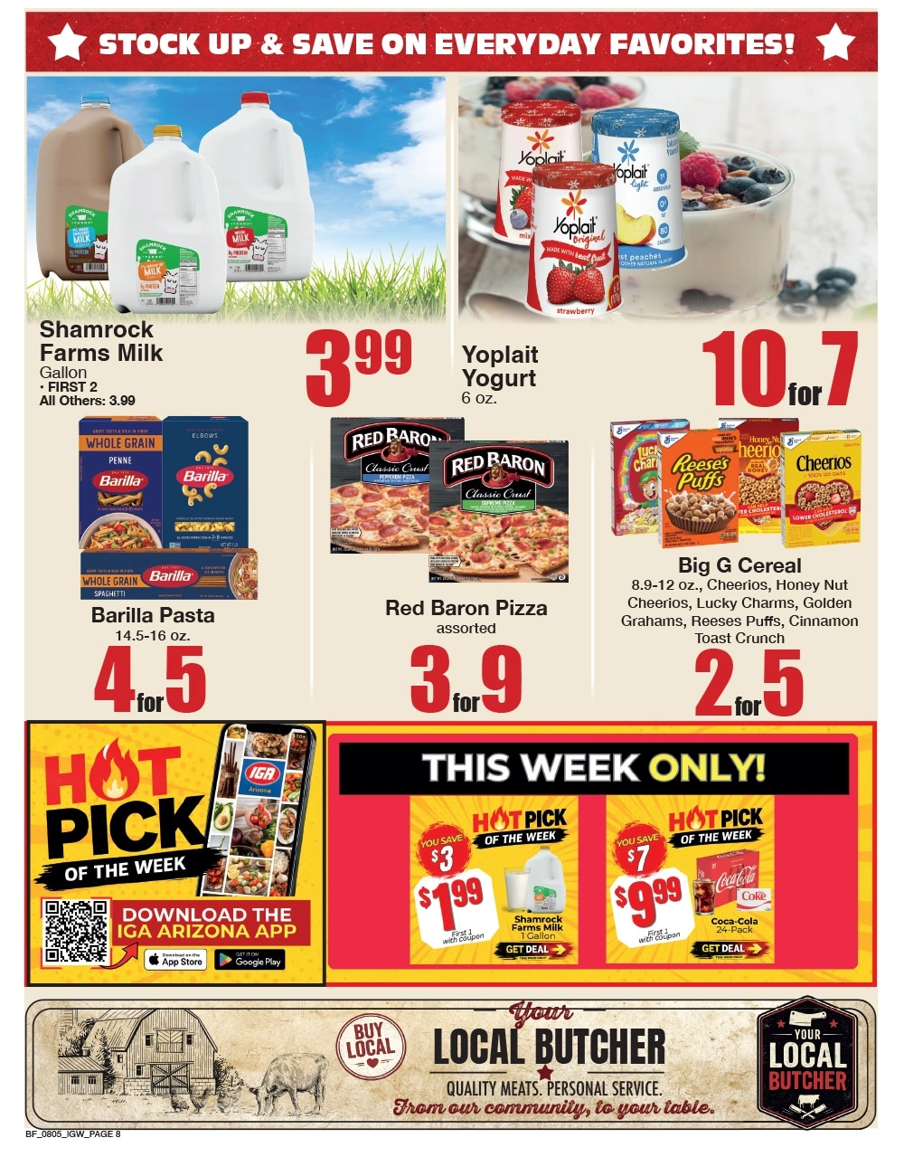 Butcher & Farmer Market flyer page 2