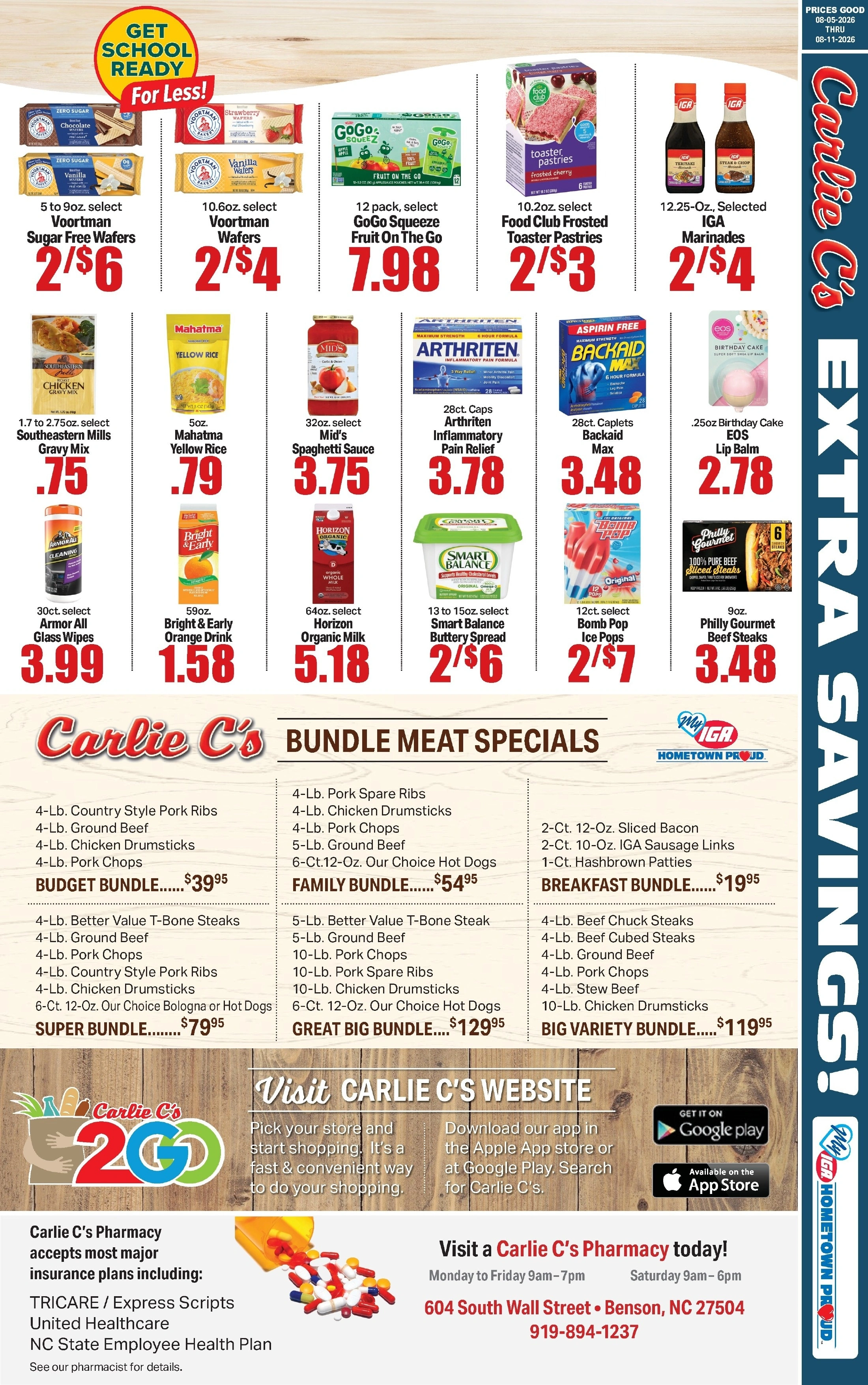 Carlie C's IGA flyer page 5