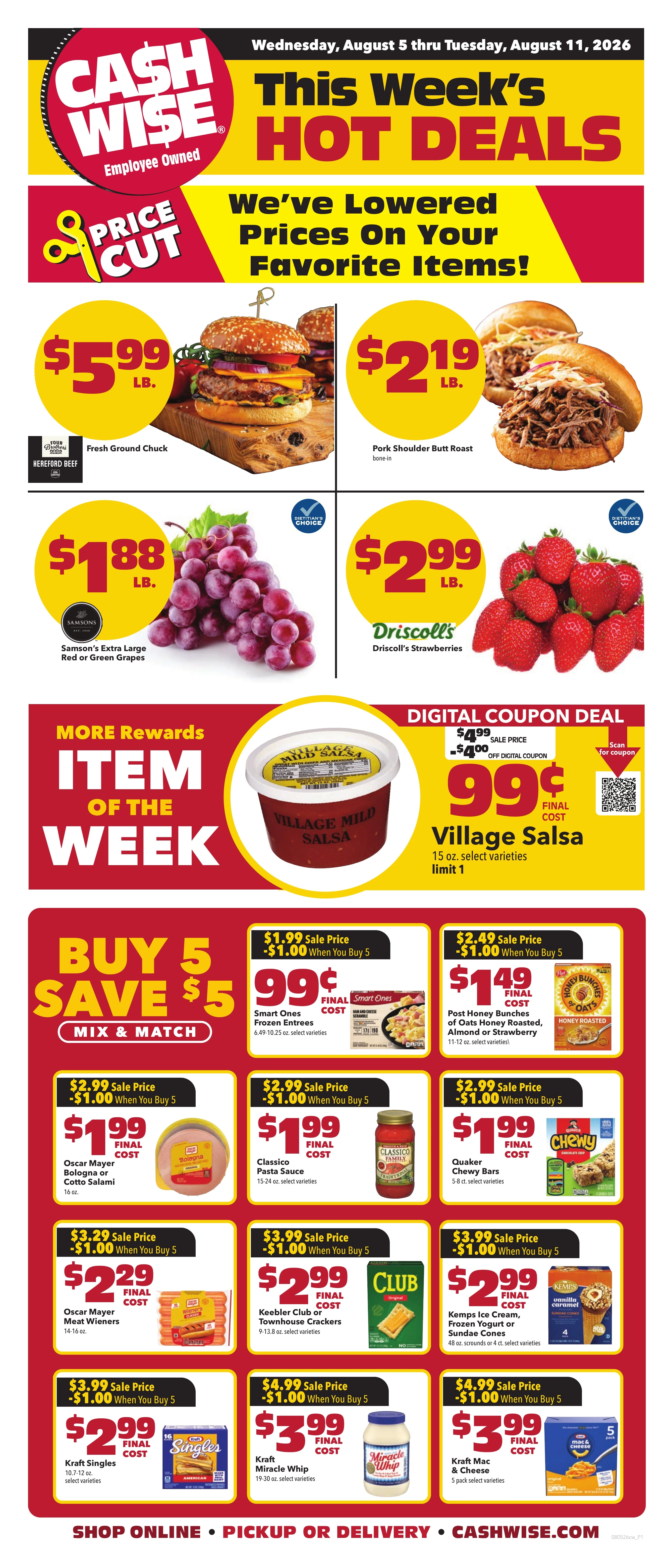 Cash Wise flyer page 1