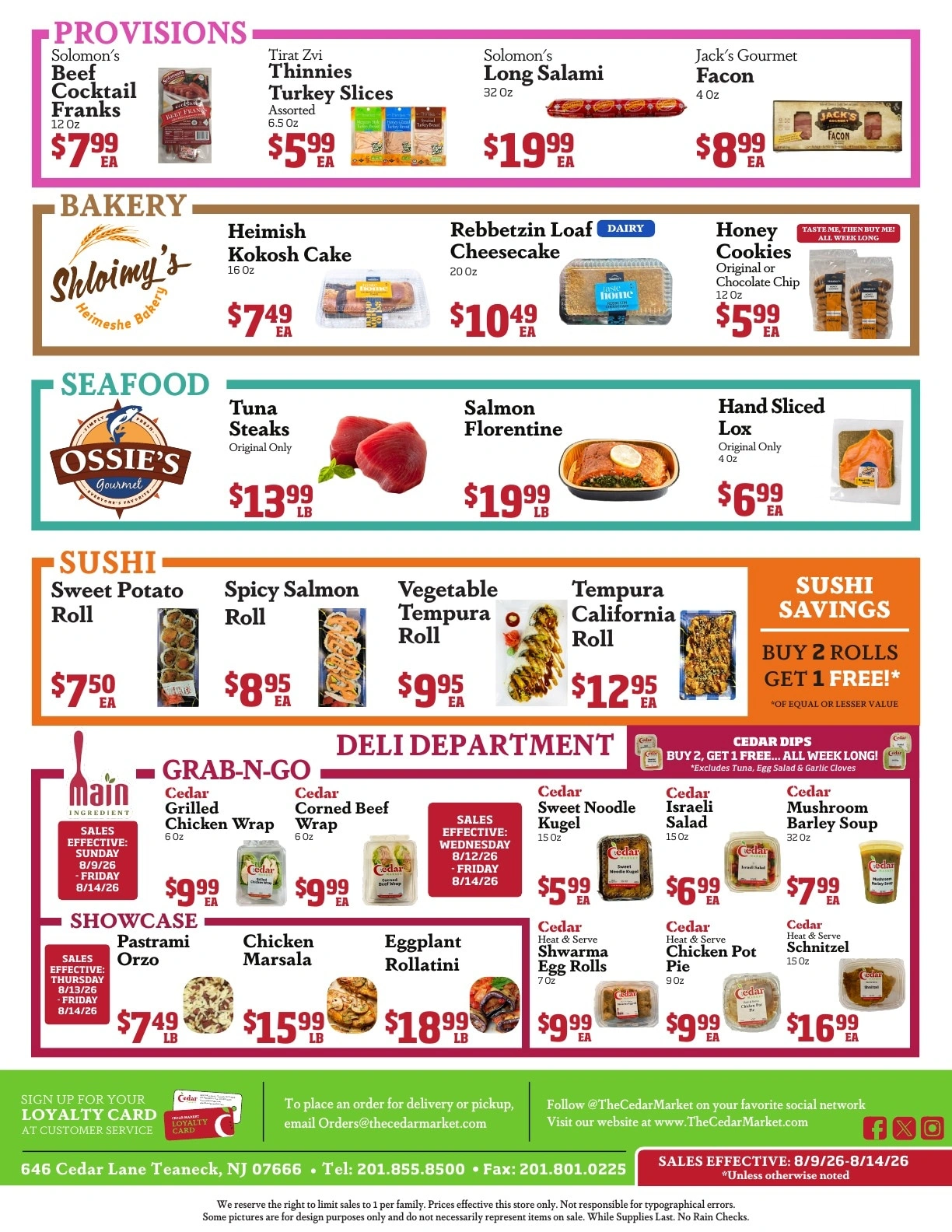 Cedar Market flyer page 4