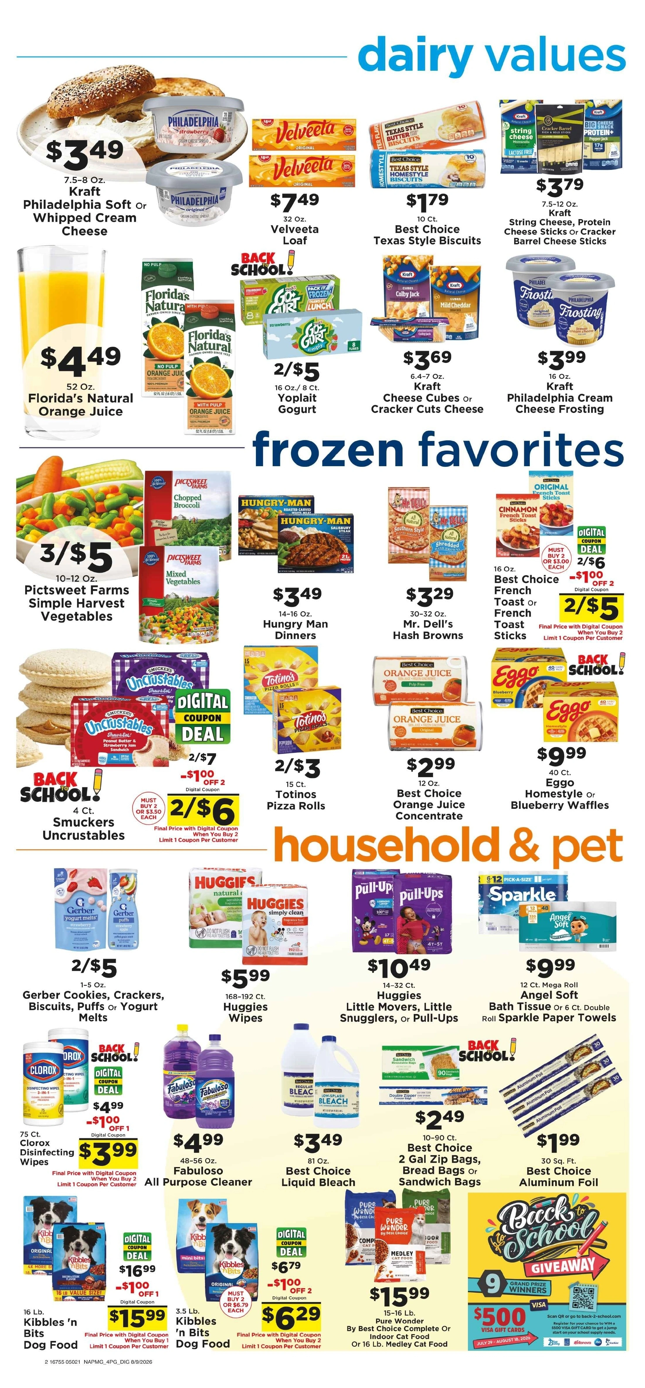 Chappell's Hometown Foods flyer page 4