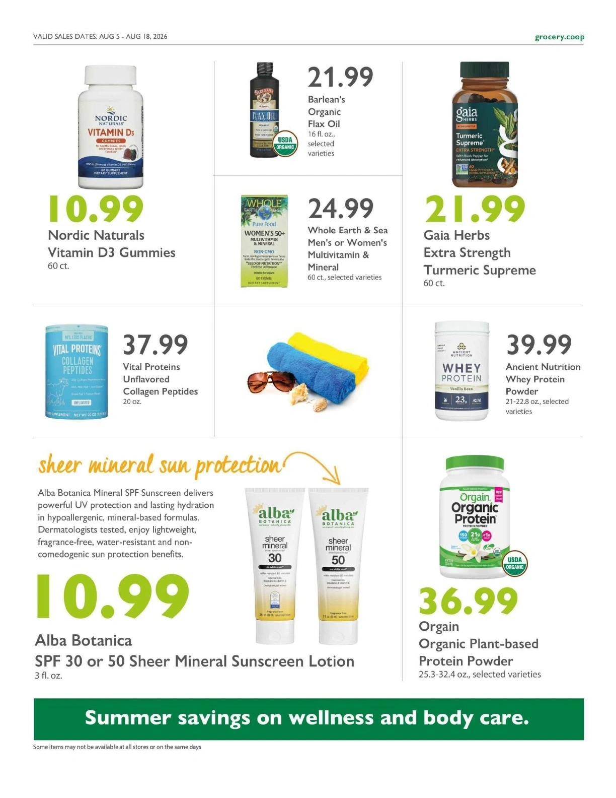 Chequamegon Food Co-op flyer page 14