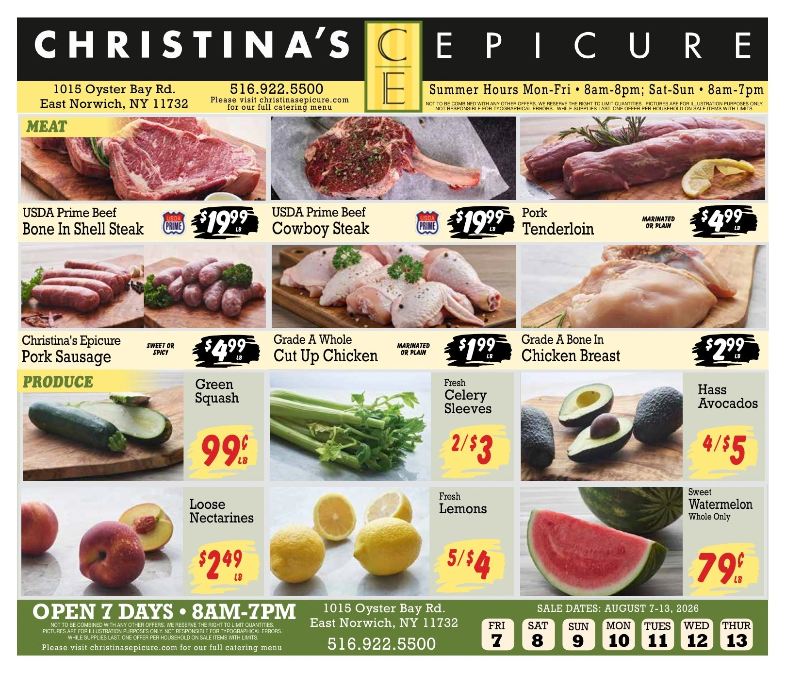Christina's Epicure flyer page 1