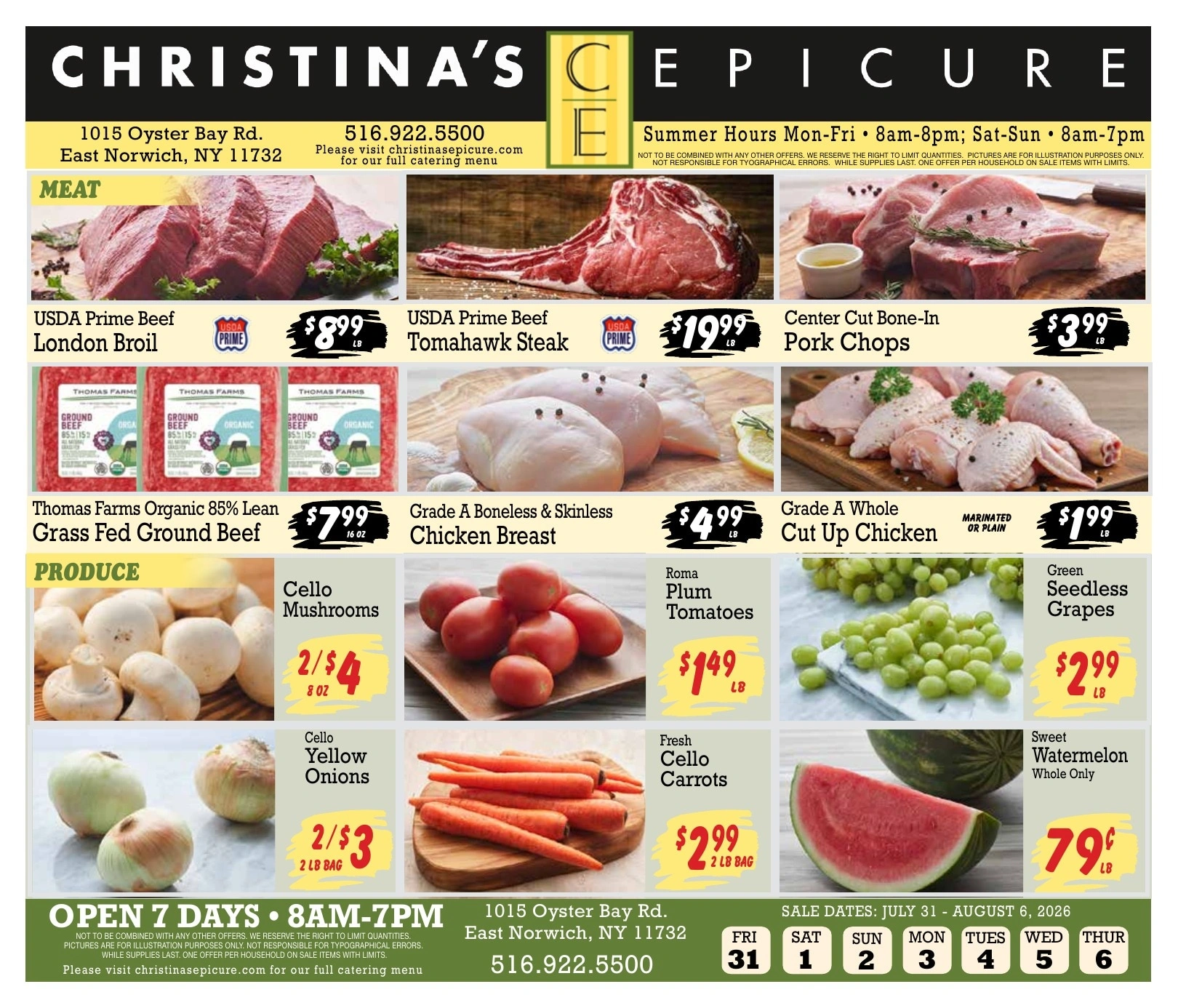 Christina's Epicure flyer page 1