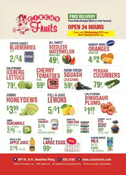 Circus Fruits Weekly Ad