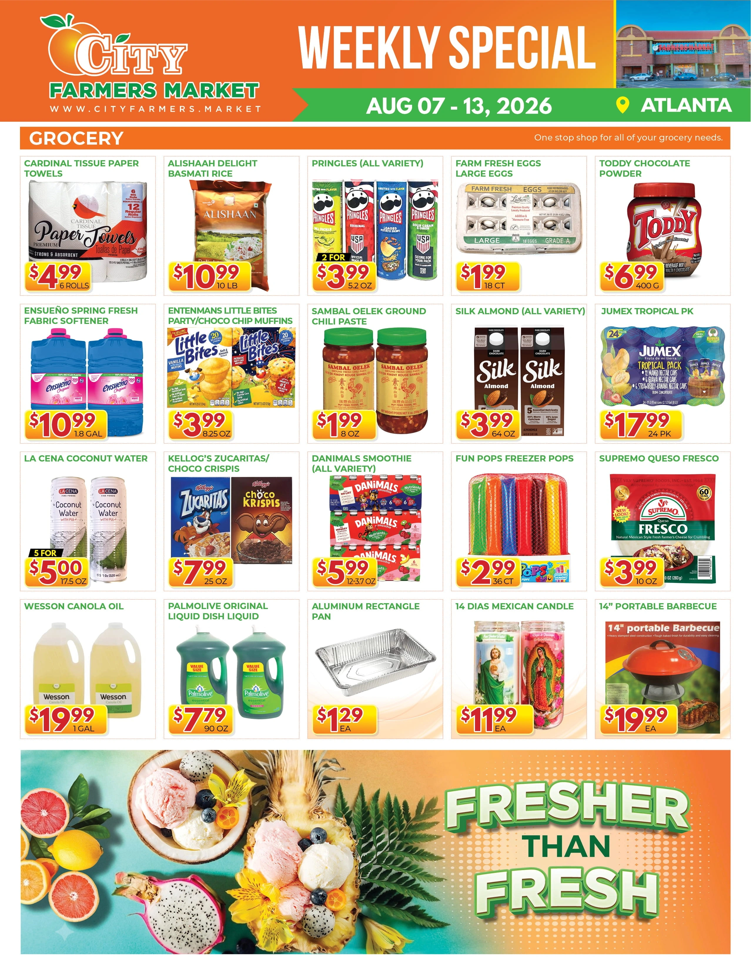 City Farmers Market flyer page 1