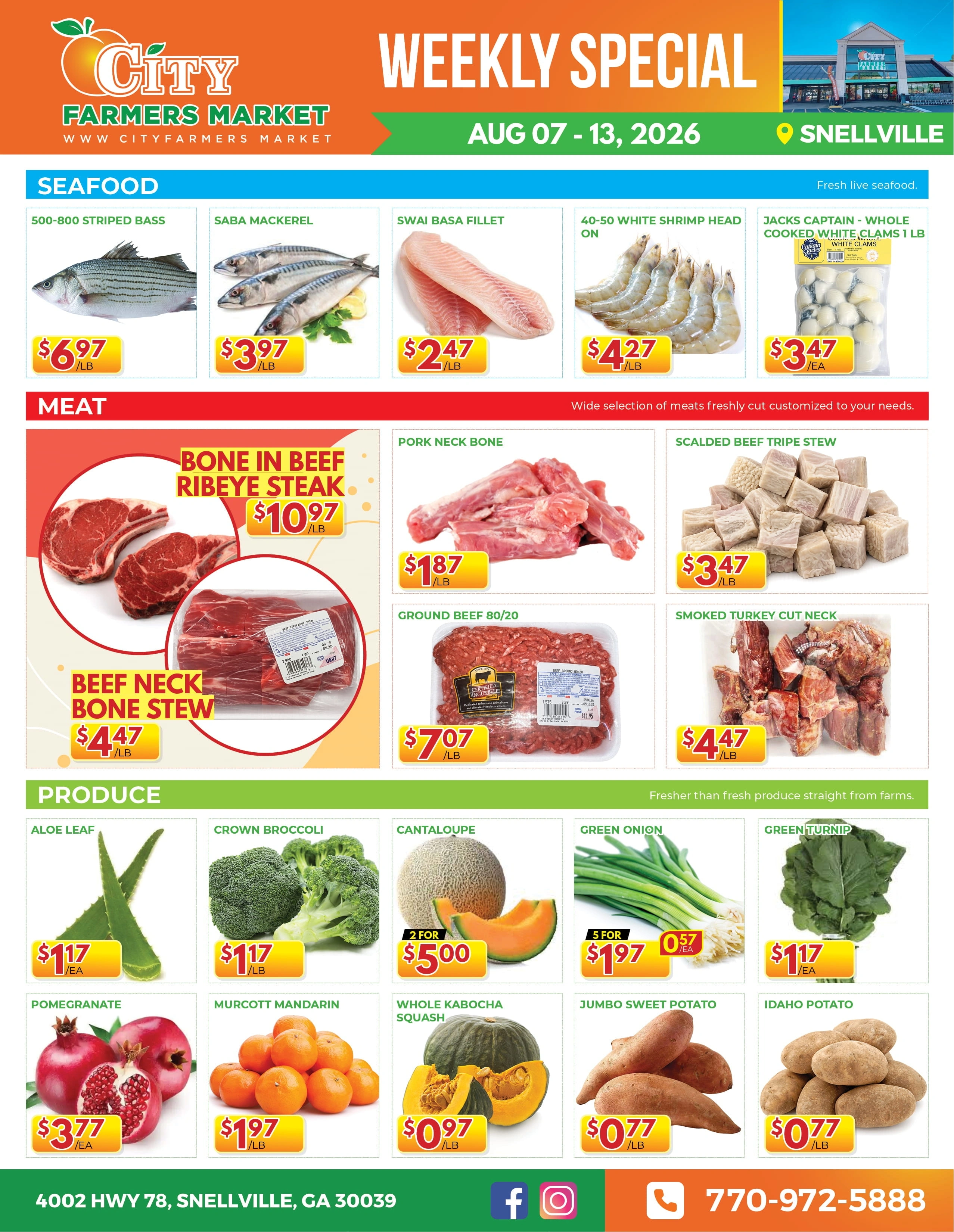 City Farmers Market flyer page 2