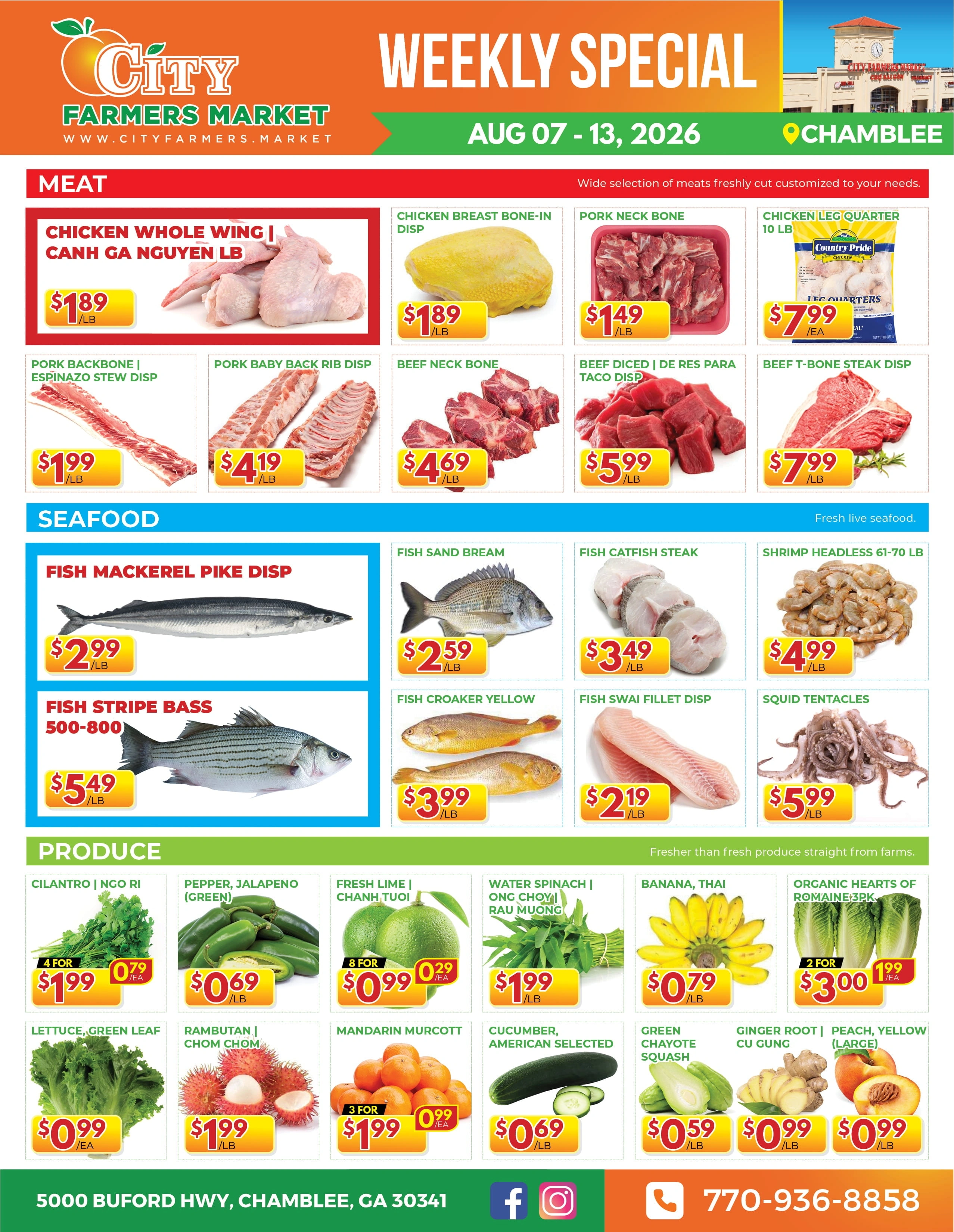 City Farmers Market flyer page 2