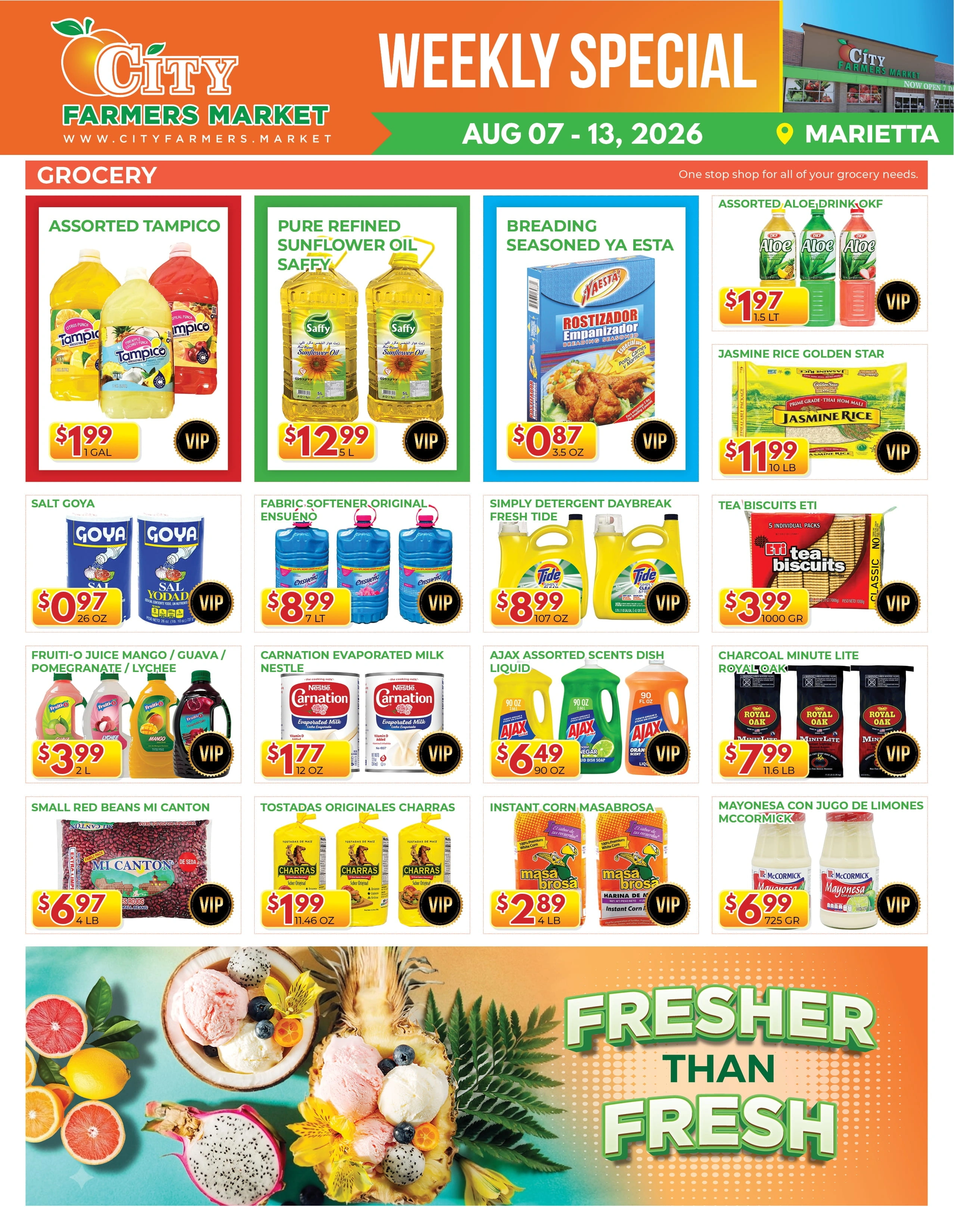 City Farmers Market flyer page 1