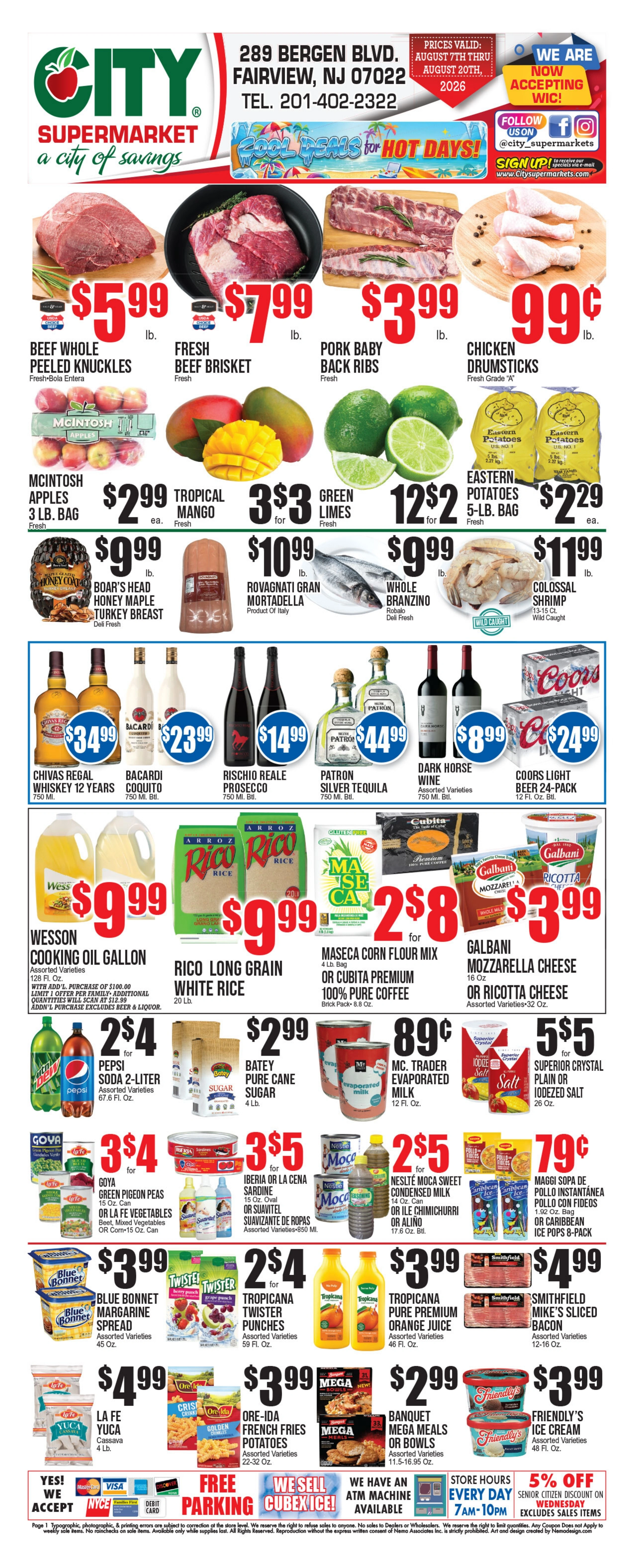 City Supermarkets flyer page 1
