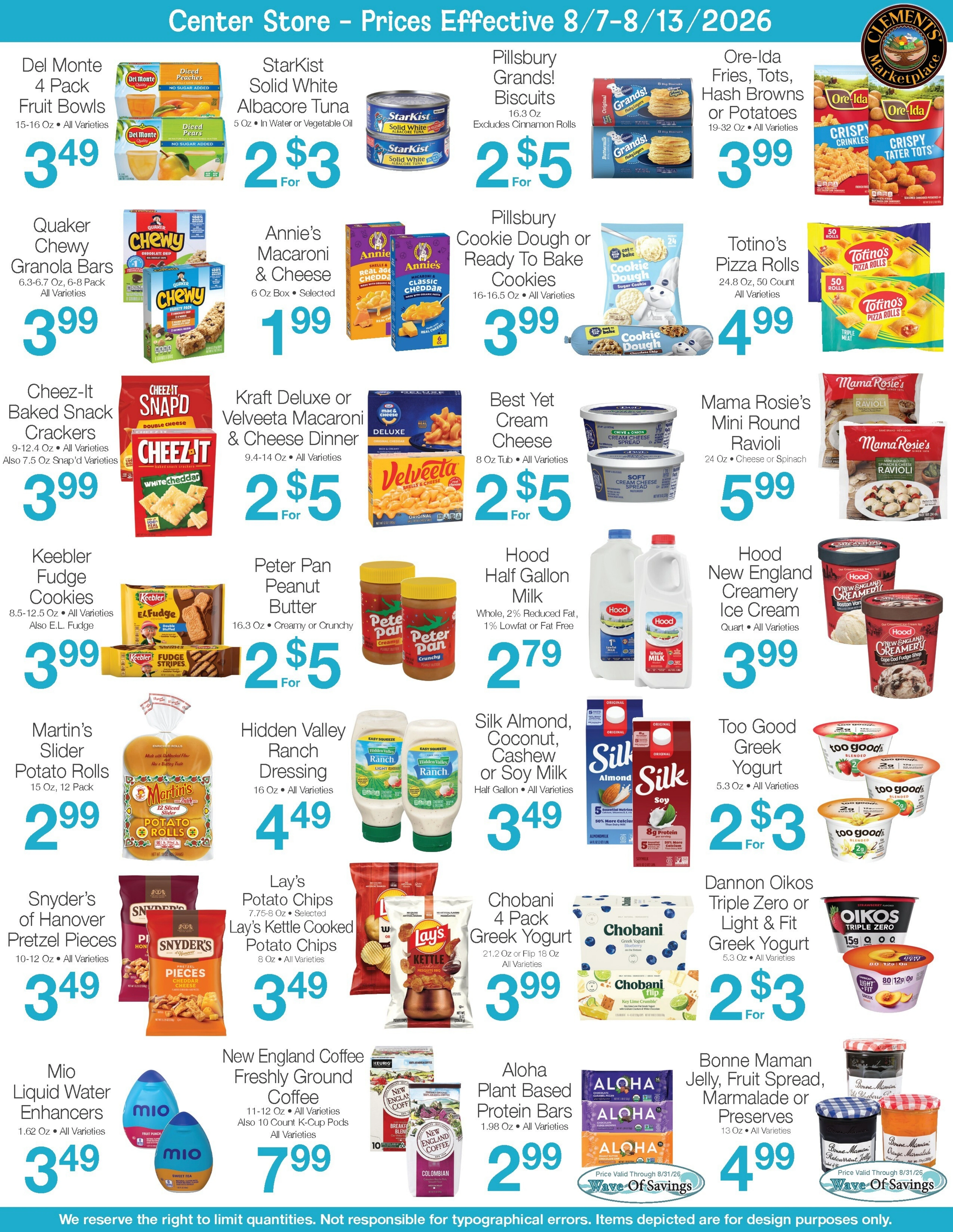 Clements' Marketplace flyer page 2